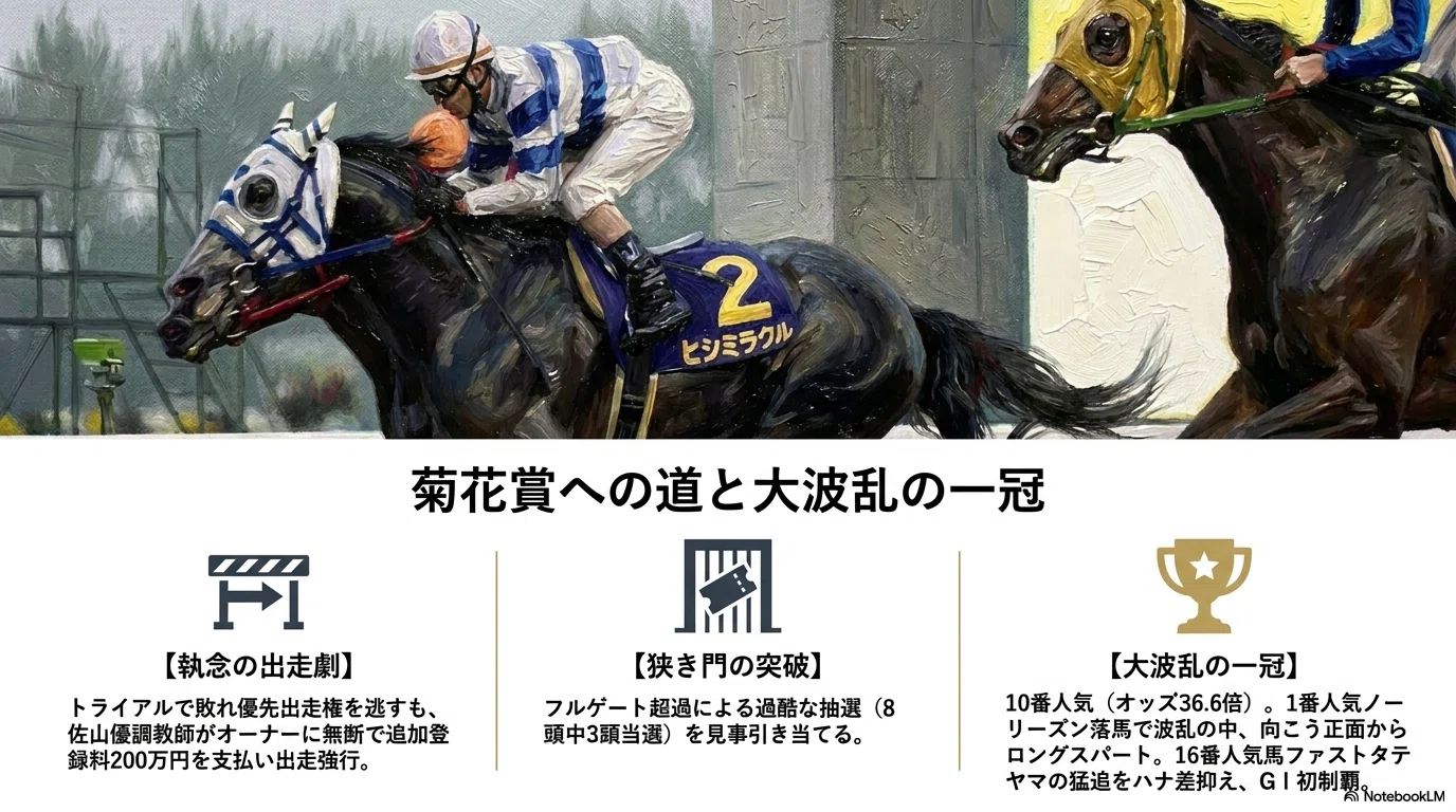 ヒシミラクル -“奇跡”は、ロングスパートから-｜ハサミおじさん