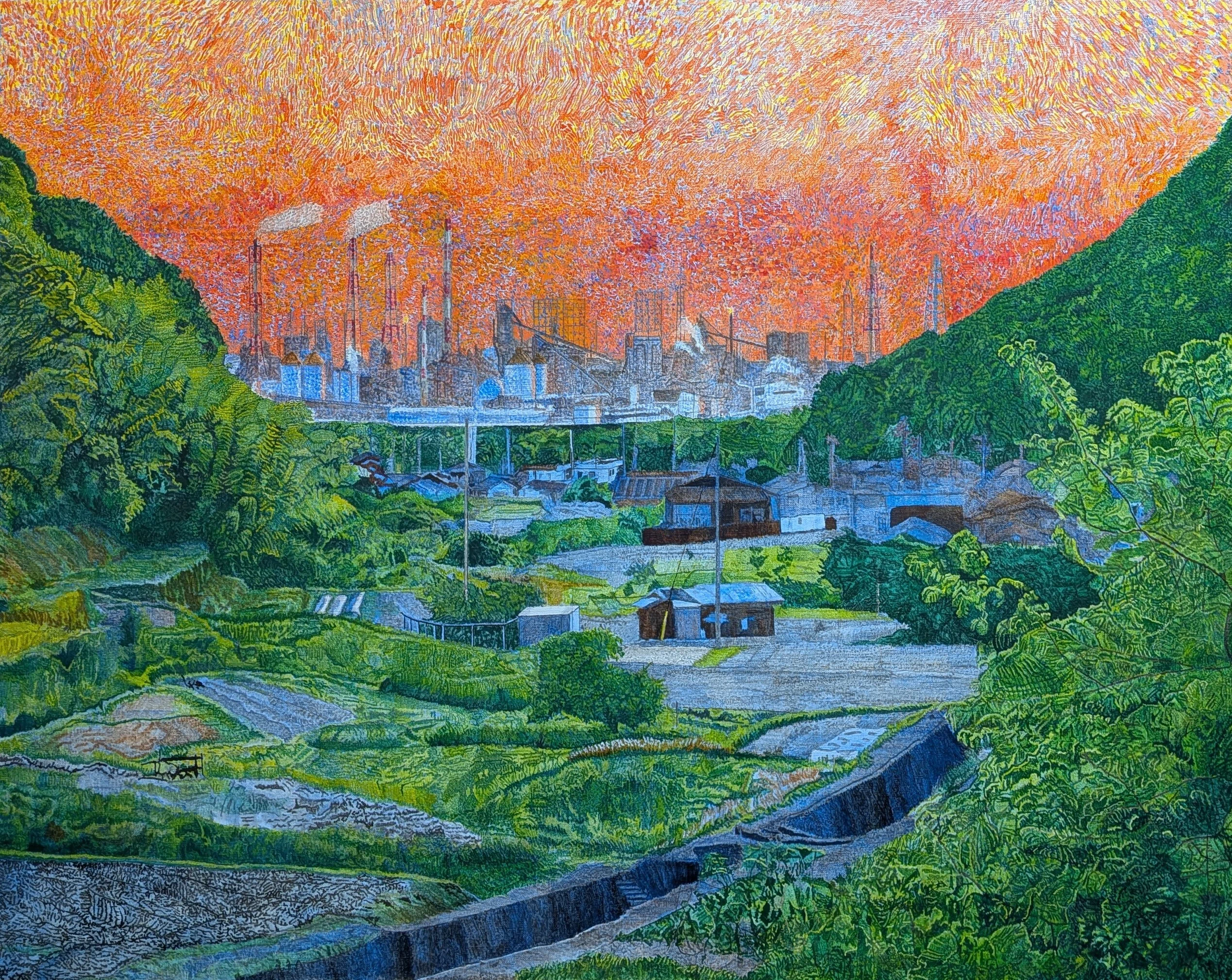 Step110】「交錯」油彩画｜瑞島 魁祐（みずしま かいゆう）