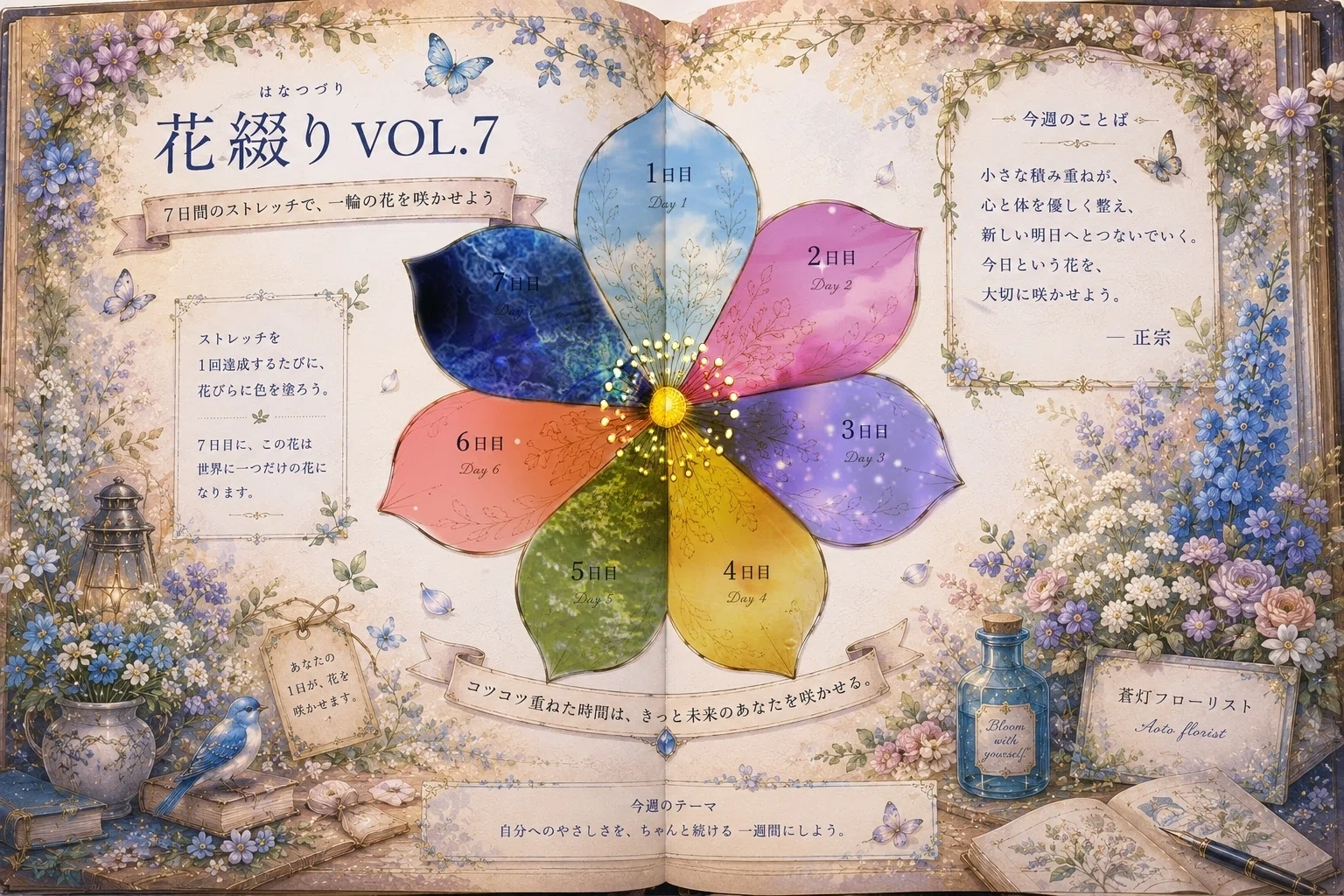 今日、咲いた花【42日目】2026/08/09｜白