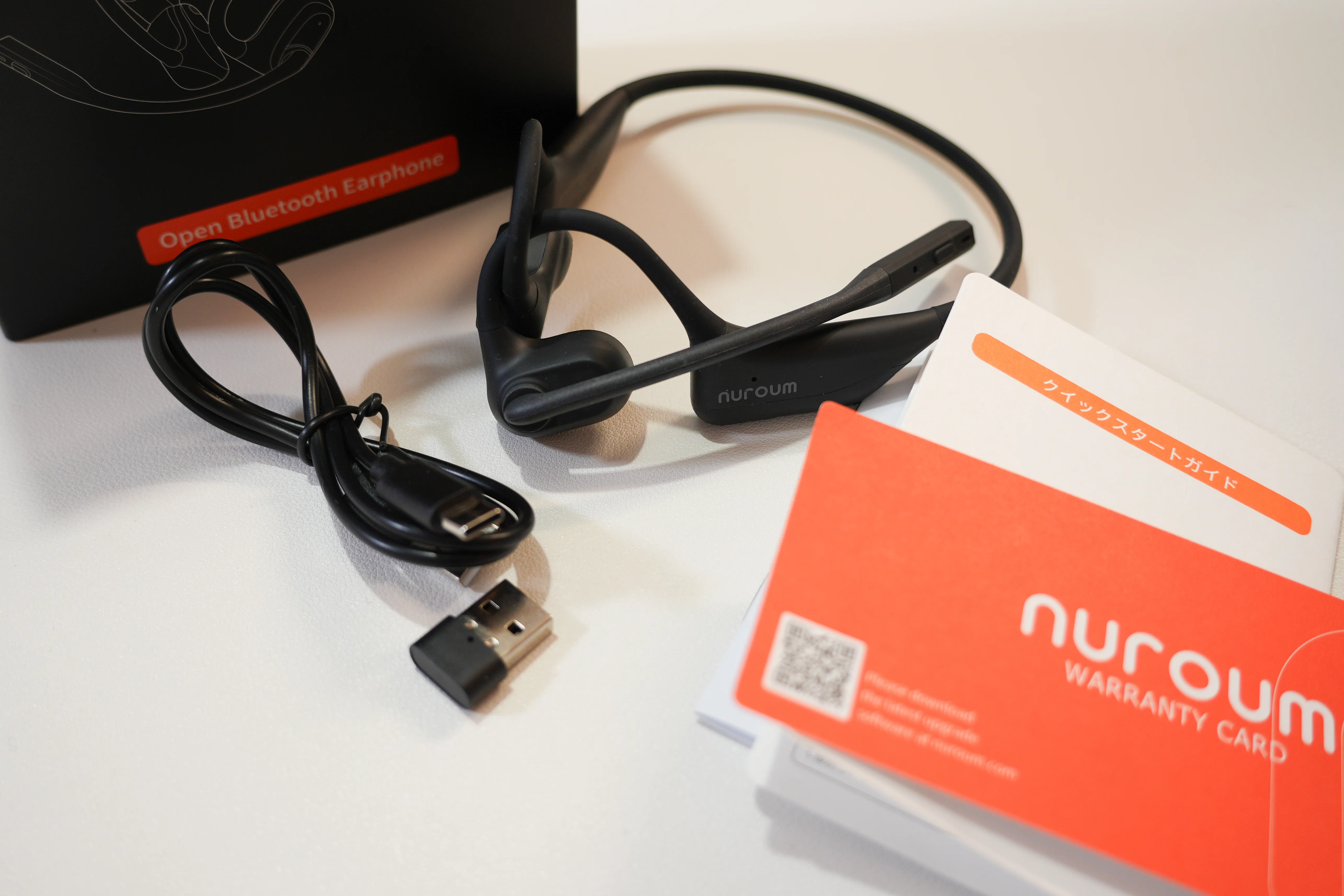 レビュー品】Nuroum OpenEar Pro2 オープンイヤー イヤホンすぐ壊れた