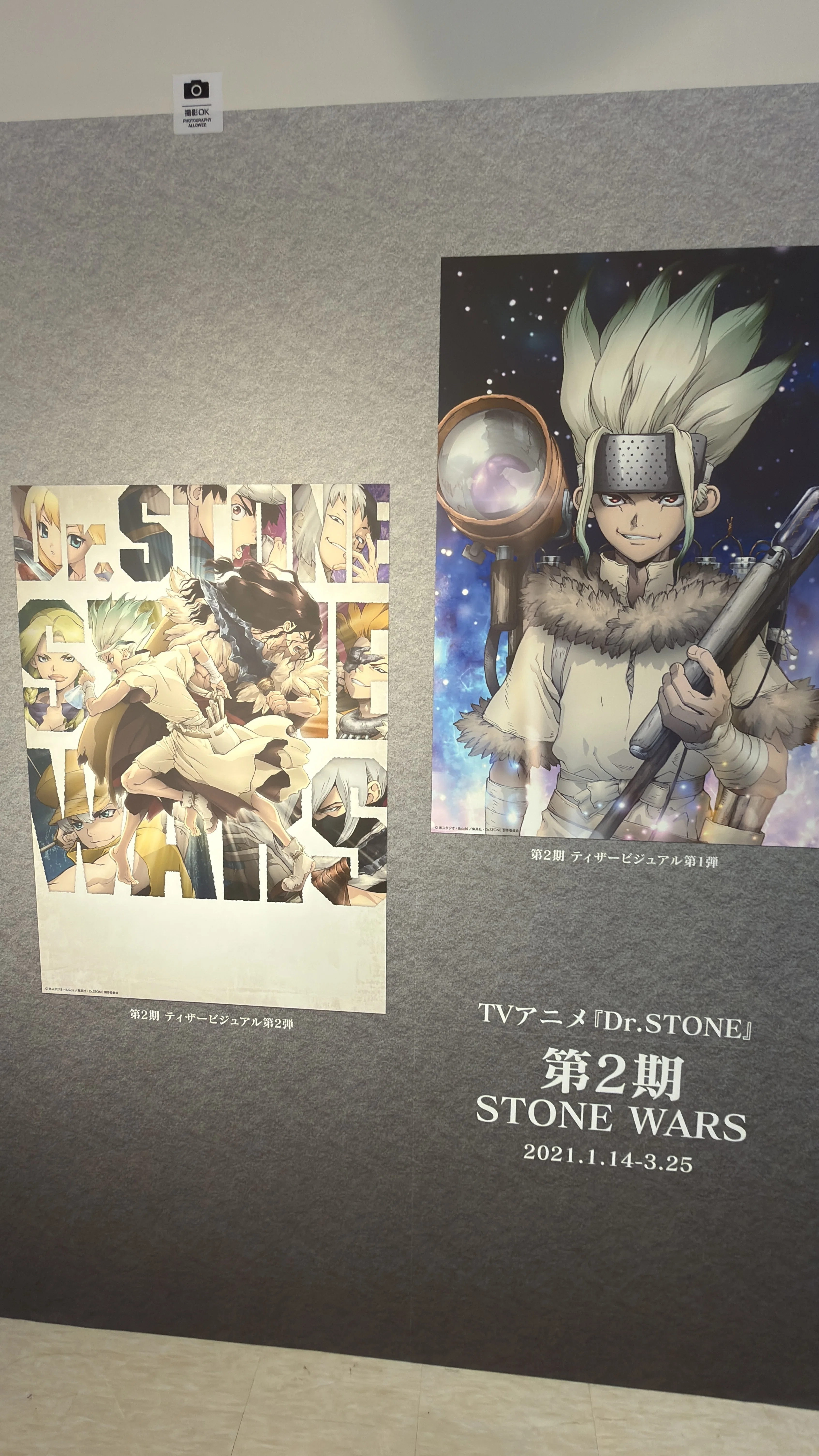 第1期から完結まで壁一面の物語。【Dr.STONE完結記念オンリーショップ 第1期から完結まで壁一面の物語。【Dr.STONE完結記念オンリーショップ