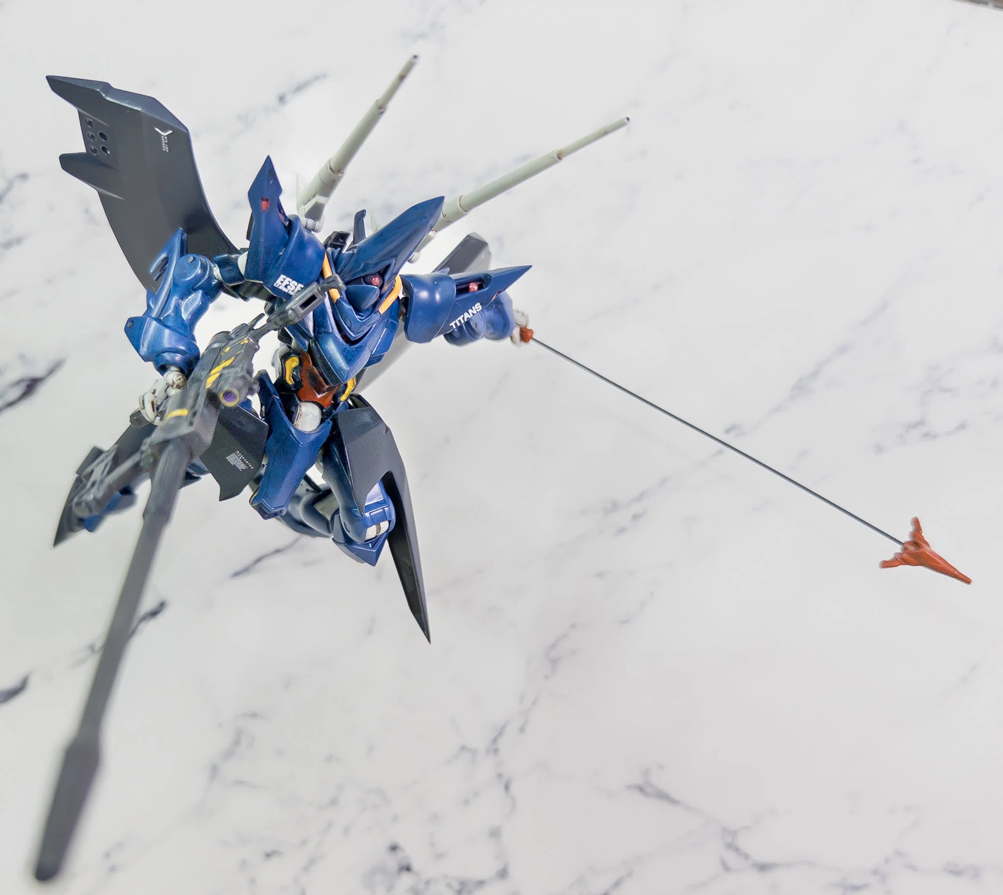 hgハンブラビ GQ塗装完成品 HG ハンブラビ(GQ)の完成とその心の流れ｜マシーナリーとも子