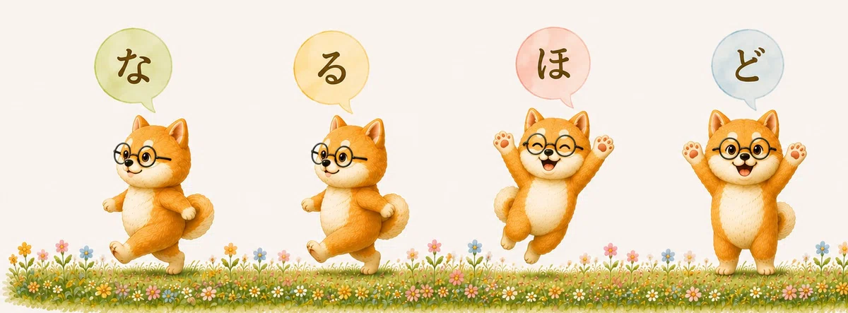 なるほど