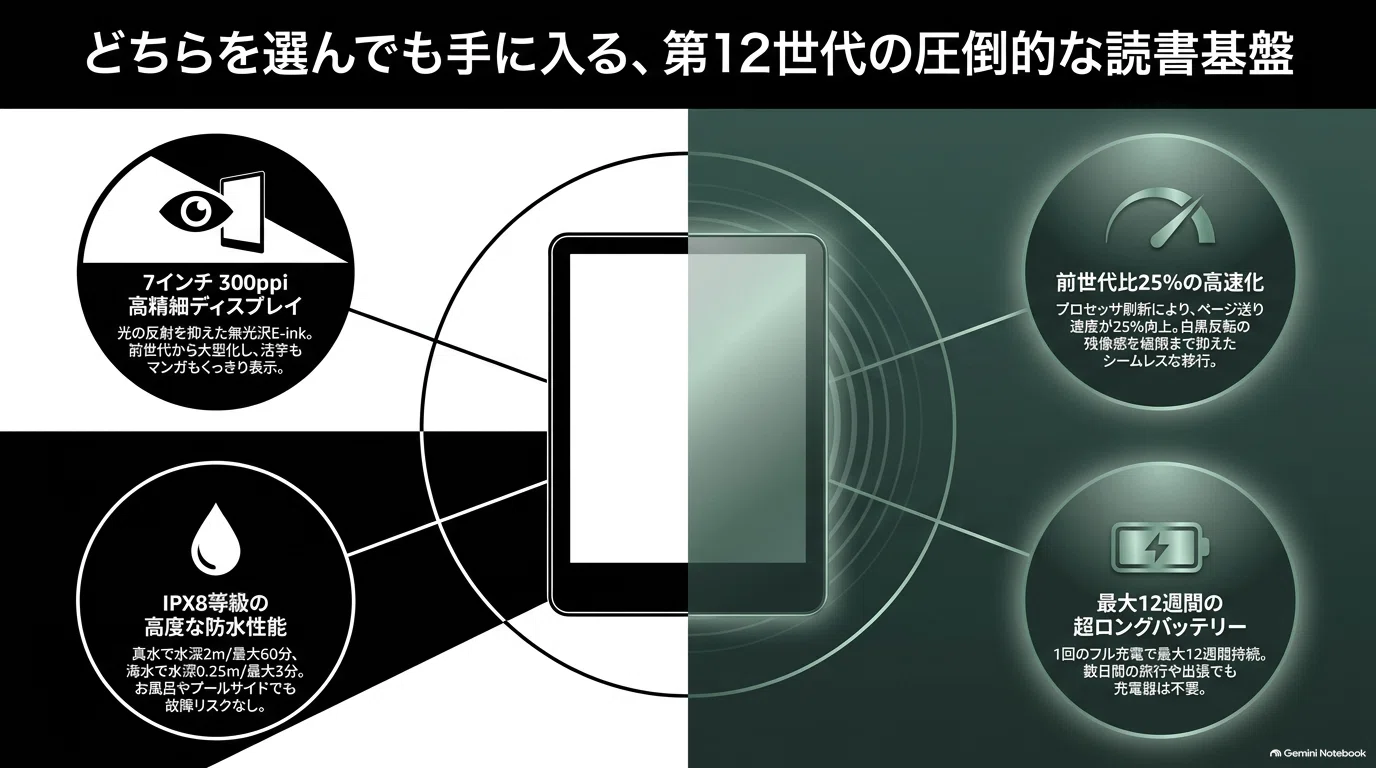 Kindle Paperwhiteシグニチャー エディションと通常版を比較｜「徹底