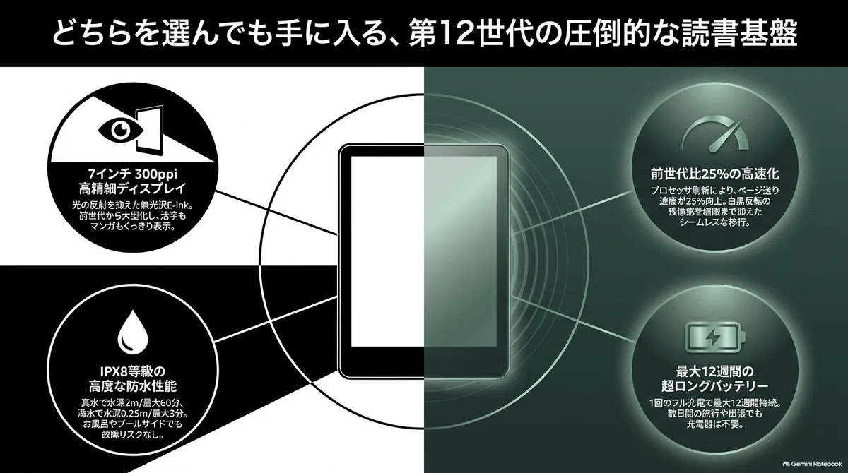 Kindle Paperwhiteシグニチャー エディションと通常版を比較｜「徹底