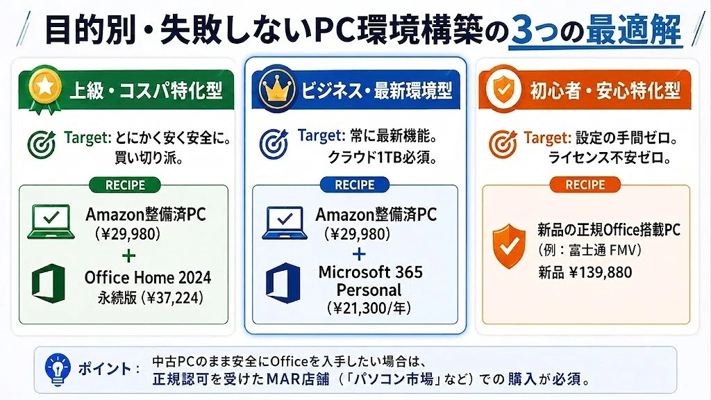 自腹検証】Office専門家が暴く！Amazonの3万円整備済PCに潜む罠と