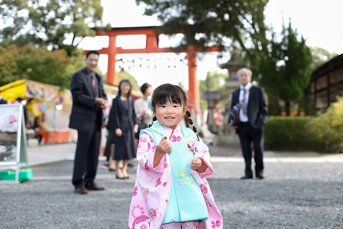 京都 松尾大社 七五三 出張撮影