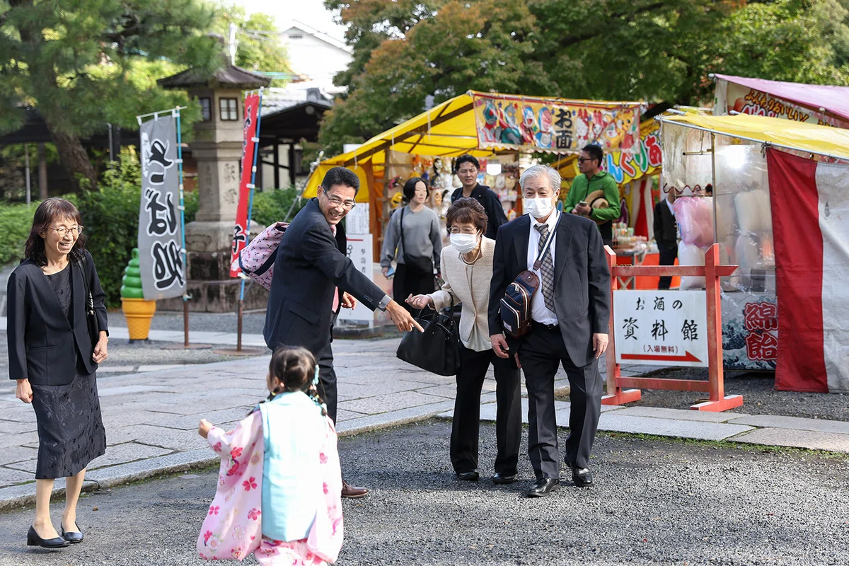 京都 松尾大社 七五三 出張撮影