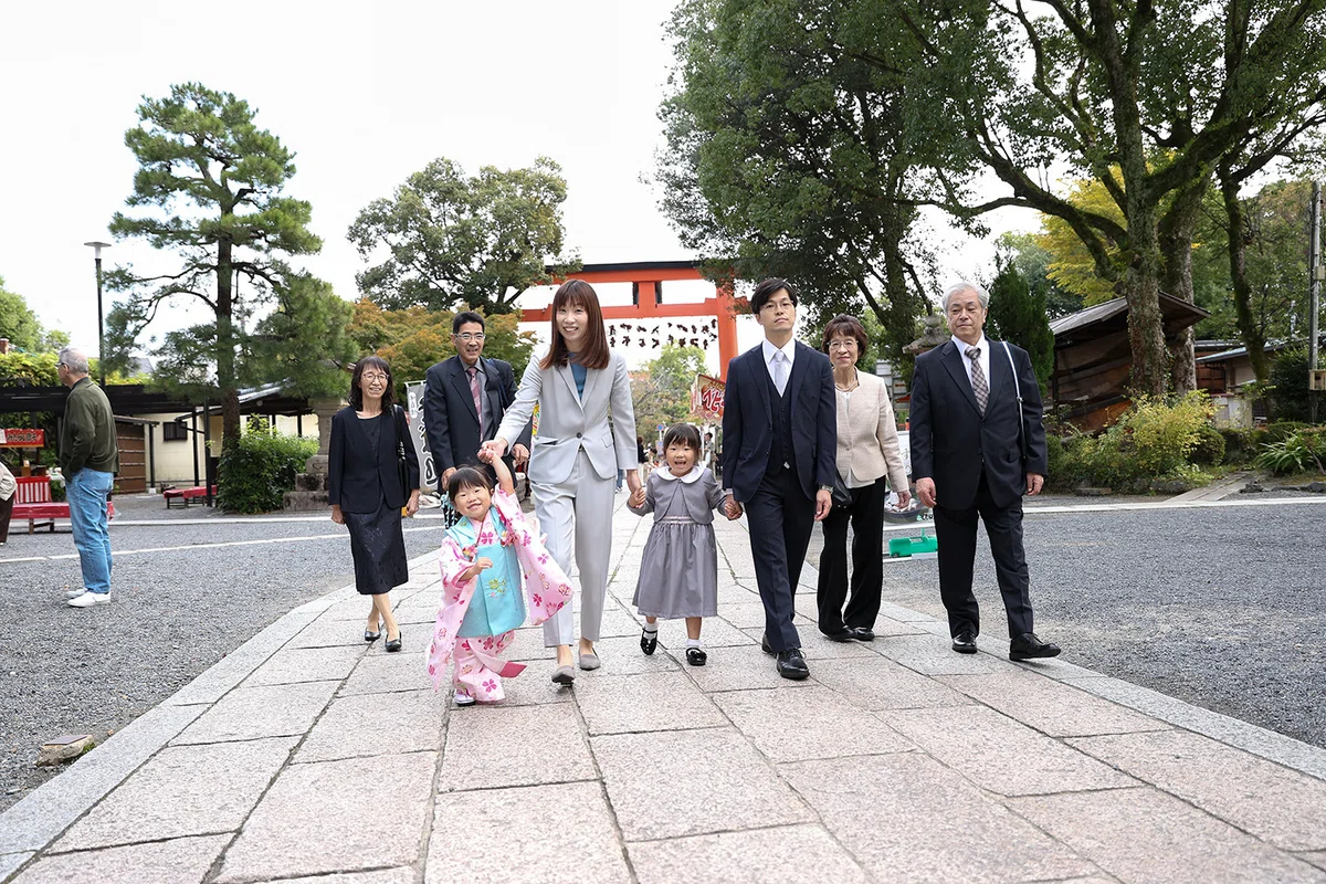 京都 松尾大社 七五三 出張撮影