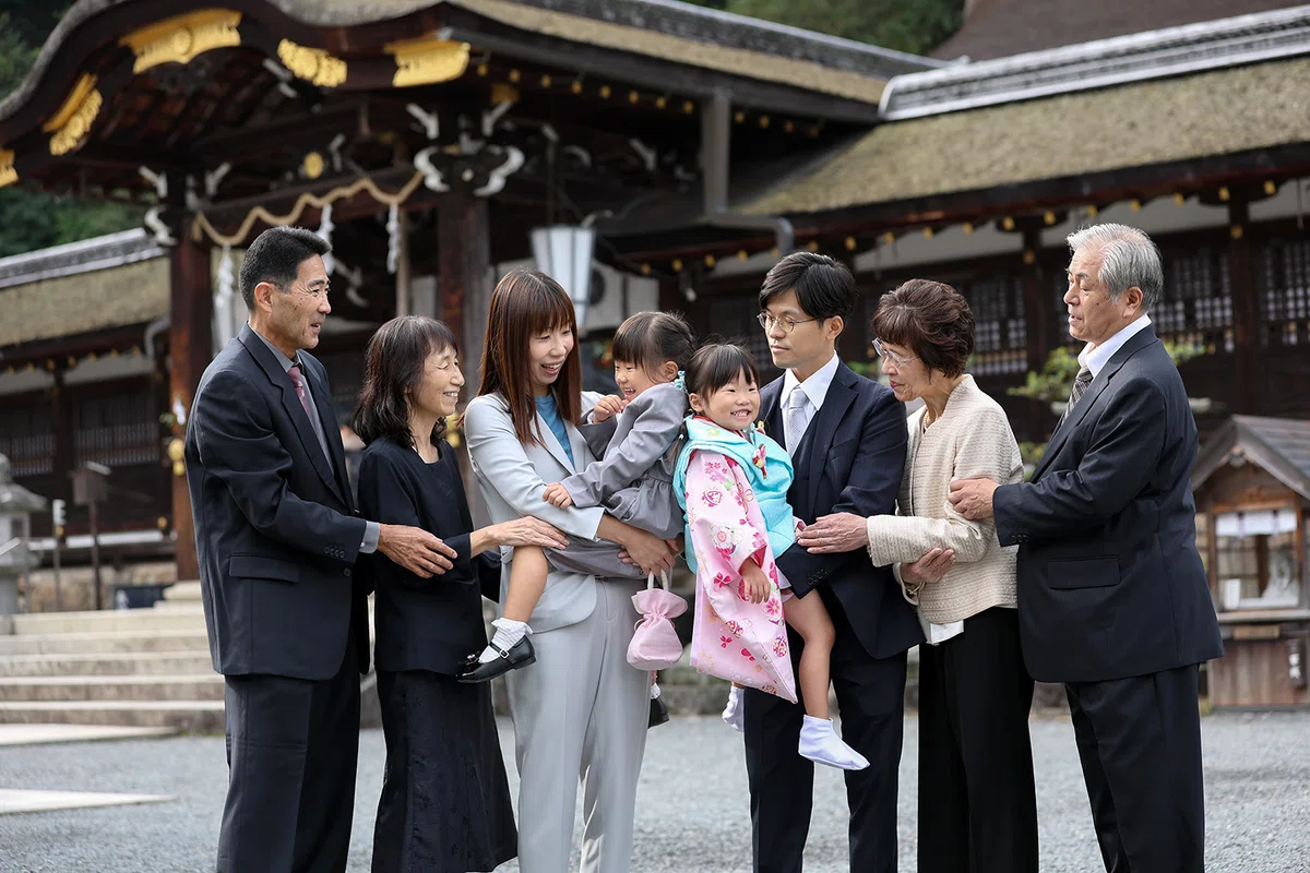 京都 松尾大社 七五三 出張撮影