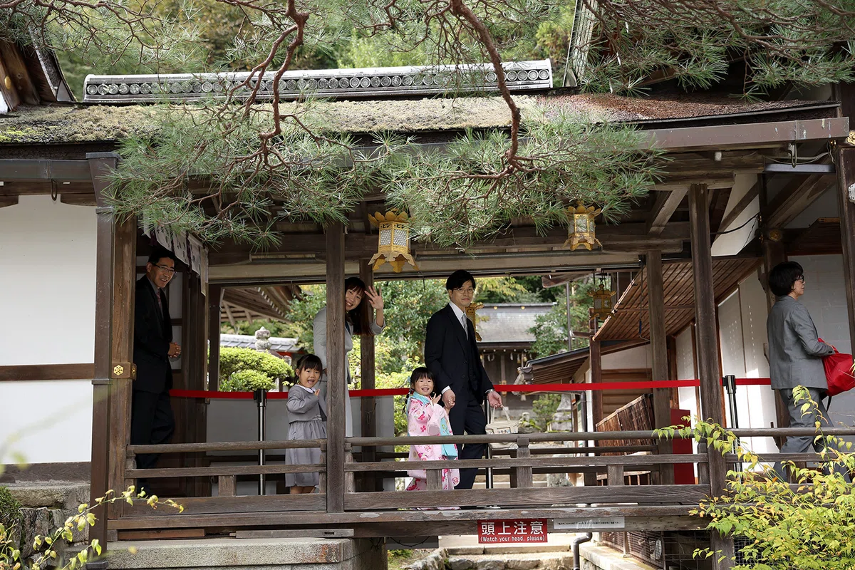 京都 松尾大社 七五三 出張撮影