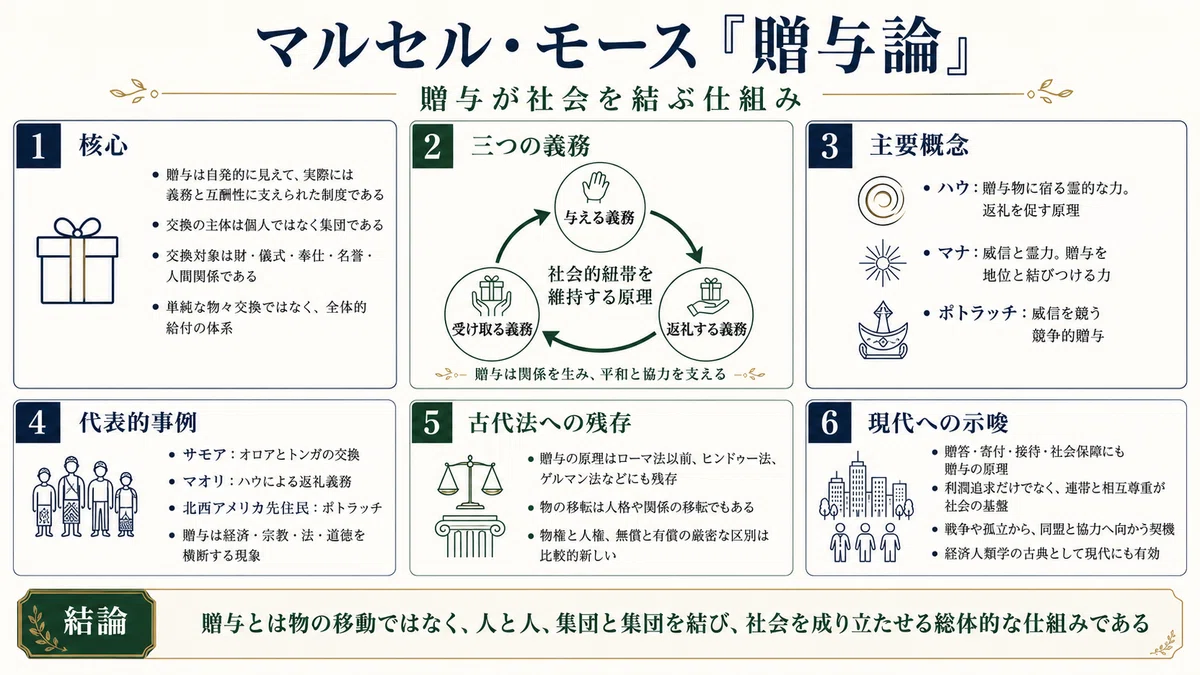 贈与論｜5分で名著