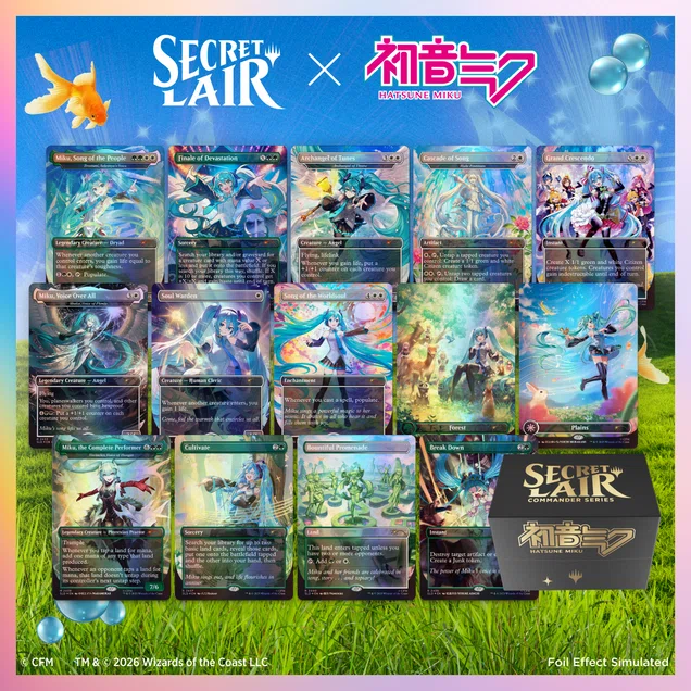 Secret Lair Commander Deck: Hatsune Miku｜絵師を見ずに買った私が