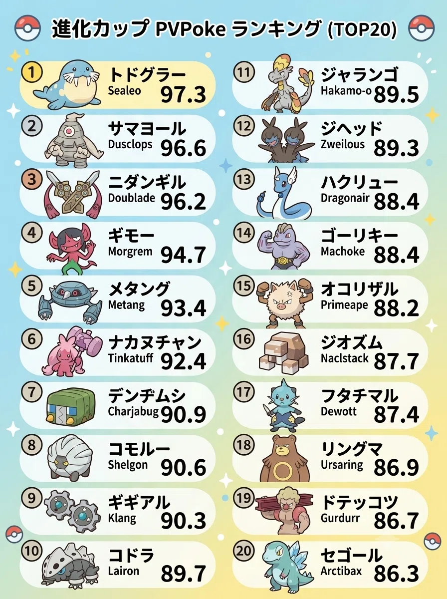 進化カップ環境考察】明日から開幕!【ポケモンGO】|Ken Bridge 進化カップ環境考察】明日から開幕!【ポケモンGO】|Ken Bridge