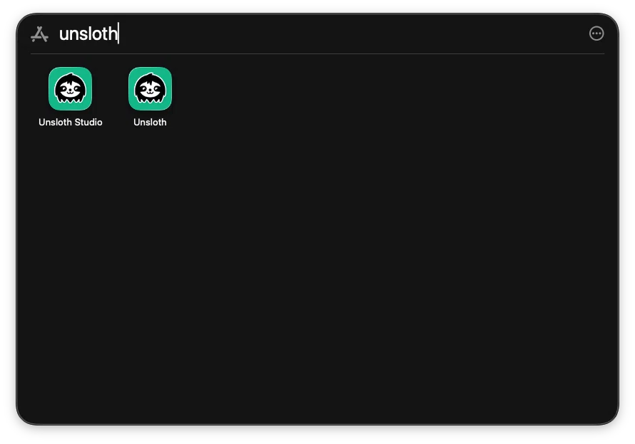 Unsloth Studio と Unsloth Desktop 両方ある