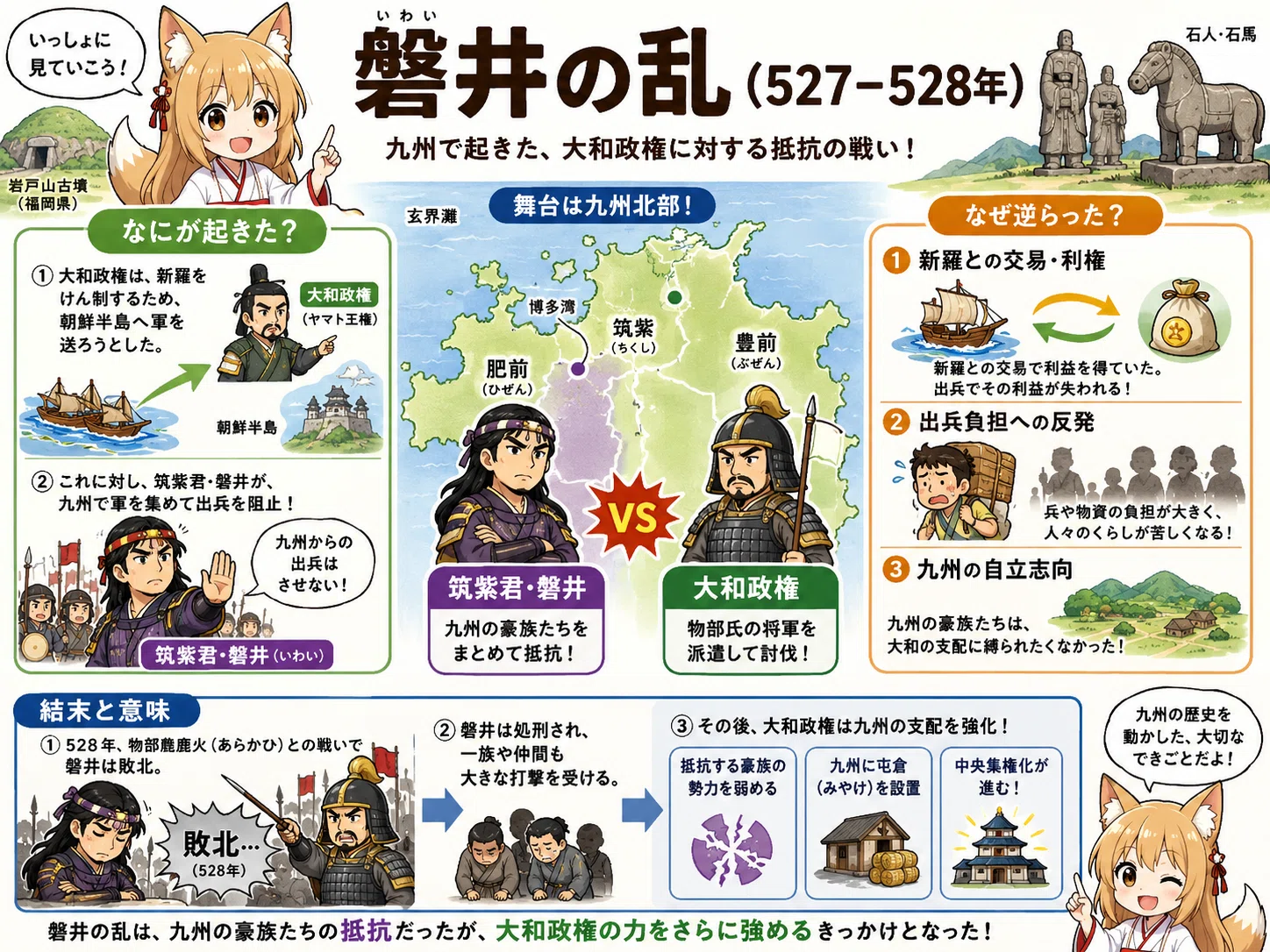 古代史探求】2026年度古代史講座「倭国大乱」と「磐井の乱」〜イイヅカ