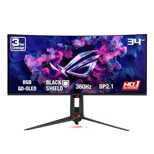 ASUS ROG Swift OLED PG34WCDN のレビュー・口コミ評判と特徴 360Hzと