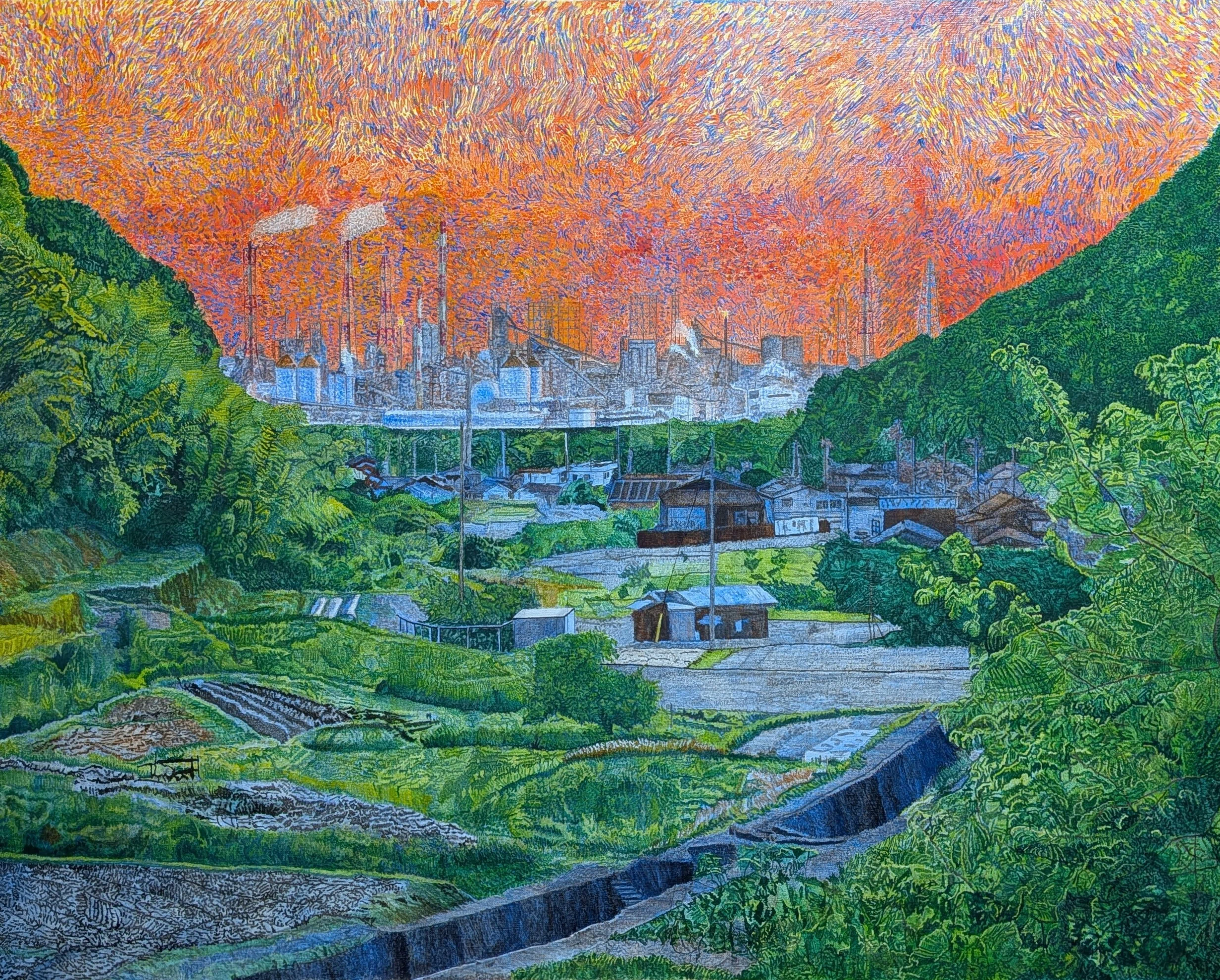 Step118】「交錯」油彩画｜瑞島 魁祐（みずしま かいゆう）