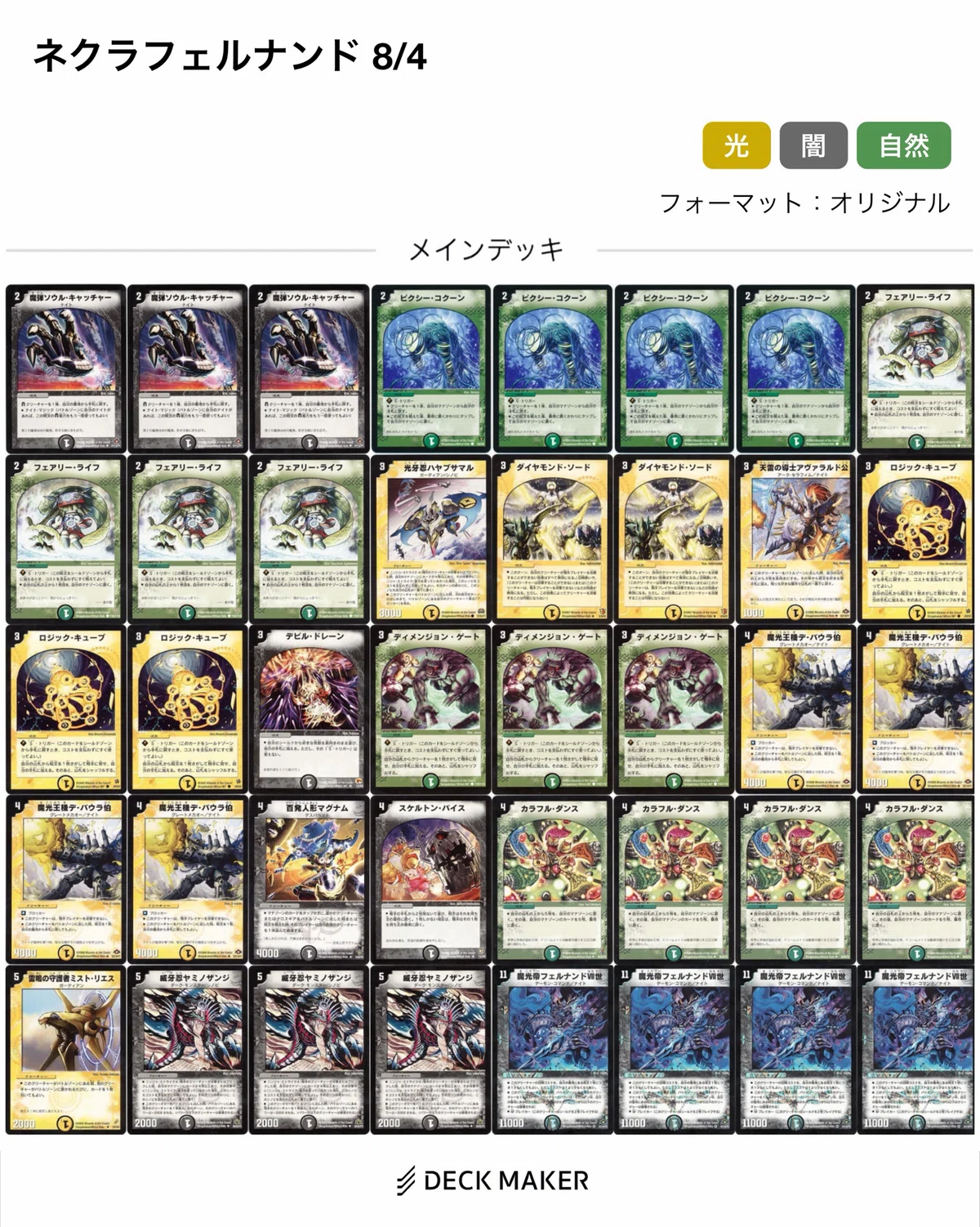環境適応ネクラフェルナンド - デュエマクラシック08 【8/12 Masters