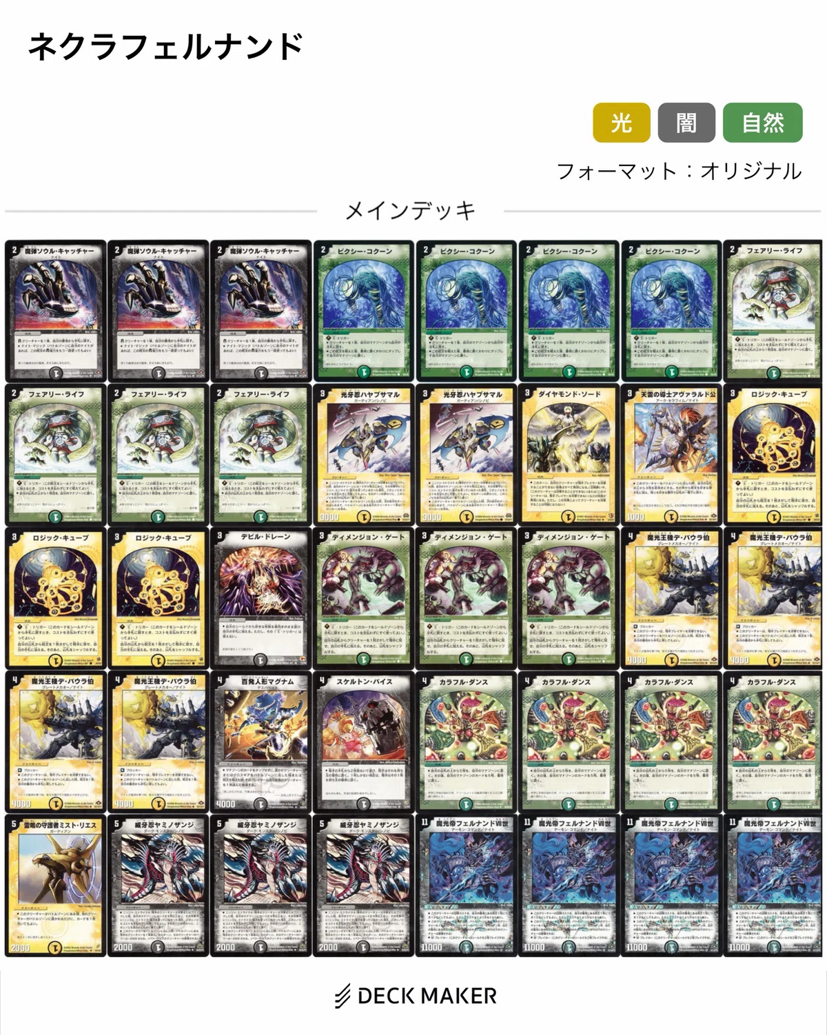 環境適応ネクラフェルナンド - デュエマクラシック08 【8/12 Masters