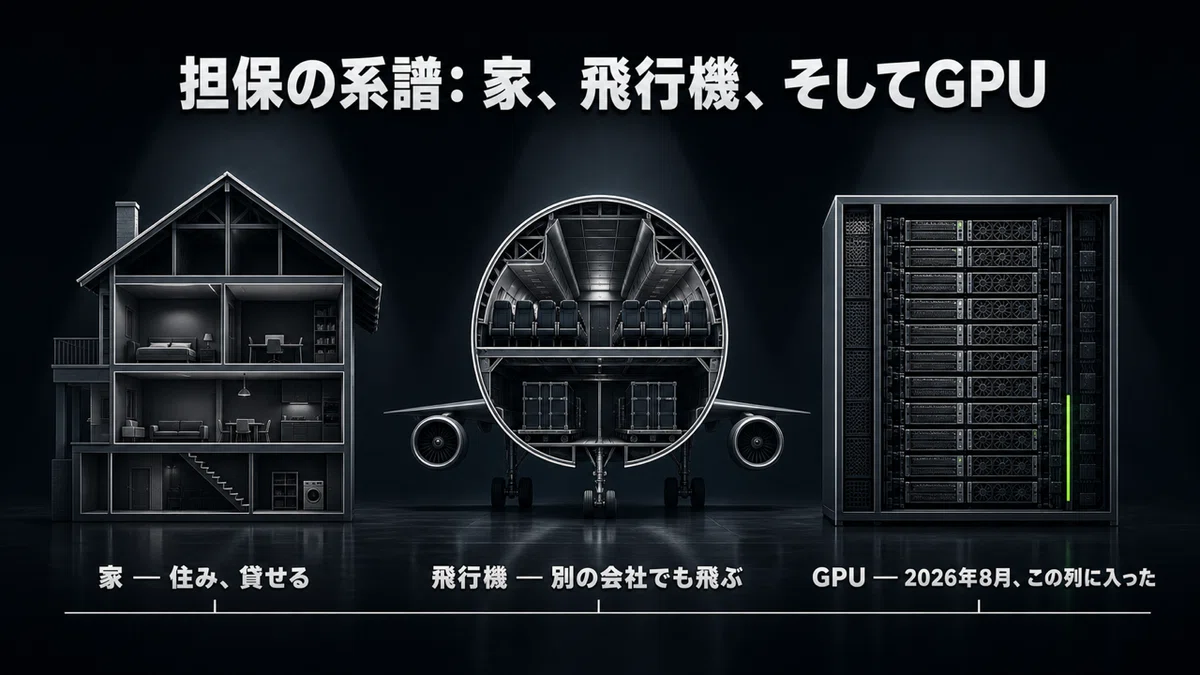 担保の系譜: 家、飛行機、そしてGPU