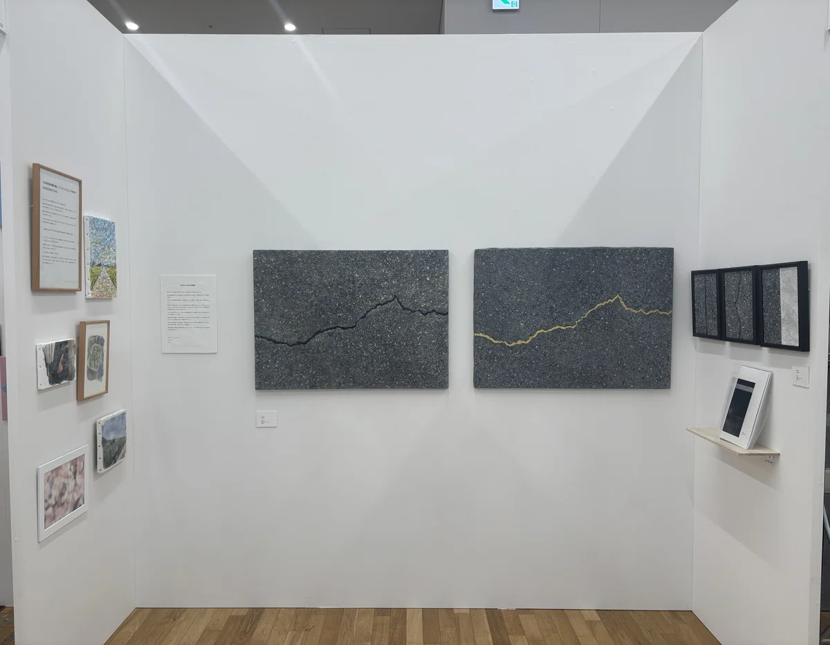 アーティストの本田ヨーコのIndependent Tokyoでの展示風景