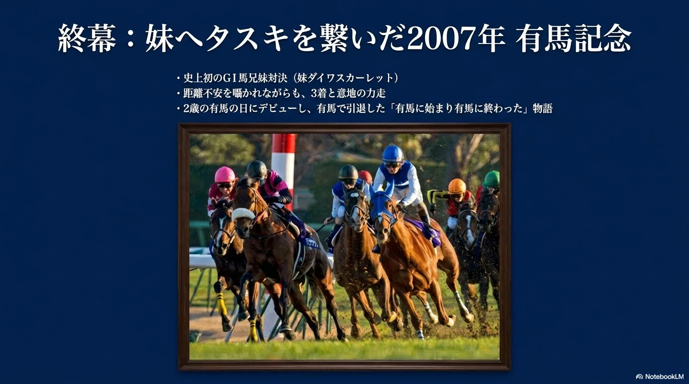 ダイワメジャー -喉鳴り手術を乗り越え、掴んだG1・5勝-｜ハサミおじさん