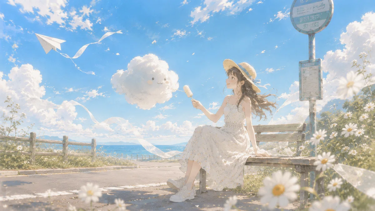 一枚の絵から小説が生まれ、数年後に歌になった――『夏の終わりとアイスミルクバー』が、もう一度動き出すまで｜わん｜TetsuLab