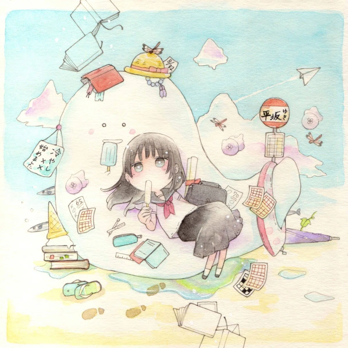 一枚の絵から小説が生まれ、数年後に歌になった――『夏の終わりとアイスミルクバー』が、もう一度動き出すまで｜わん｜TetsuLab