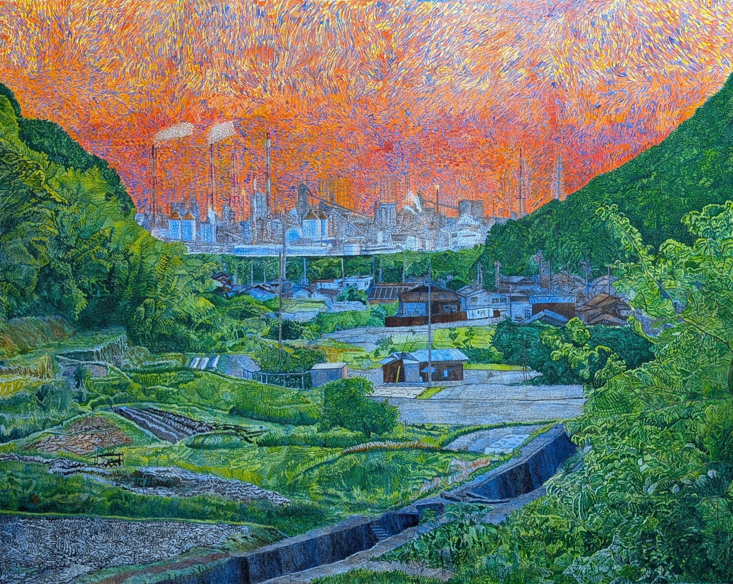 Step121】「交錯」油彩画｜瑞島 魁祐（みずしま かいゆう）