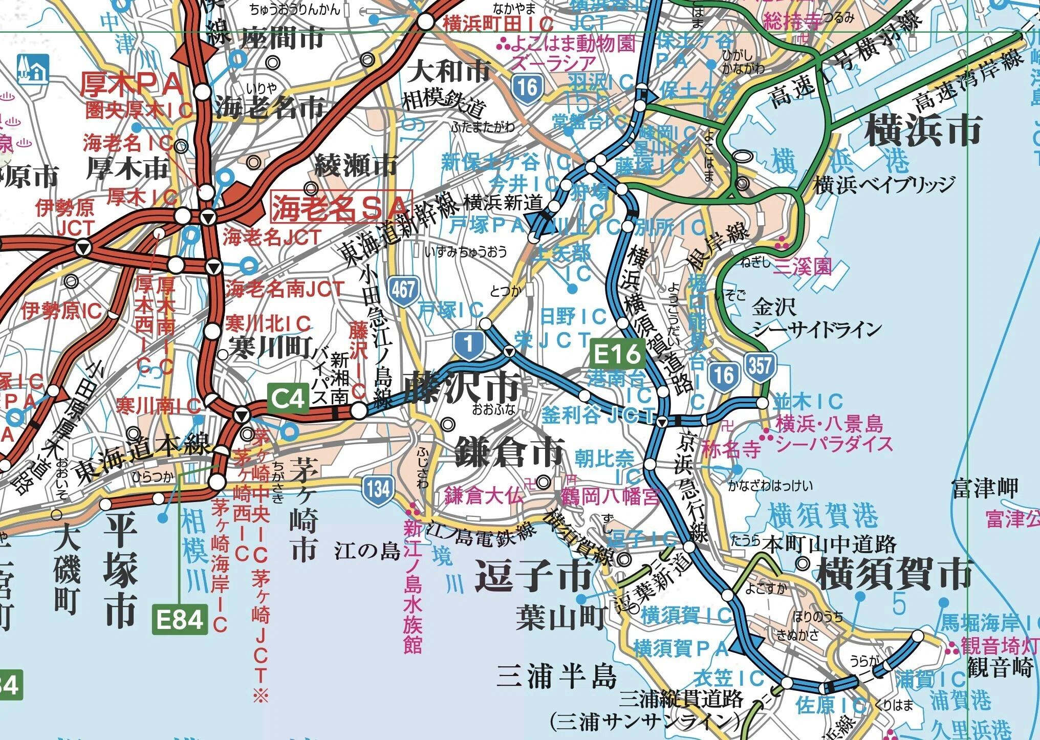 高速道路】 懐かしの地図であちこち更新｜MEISTER