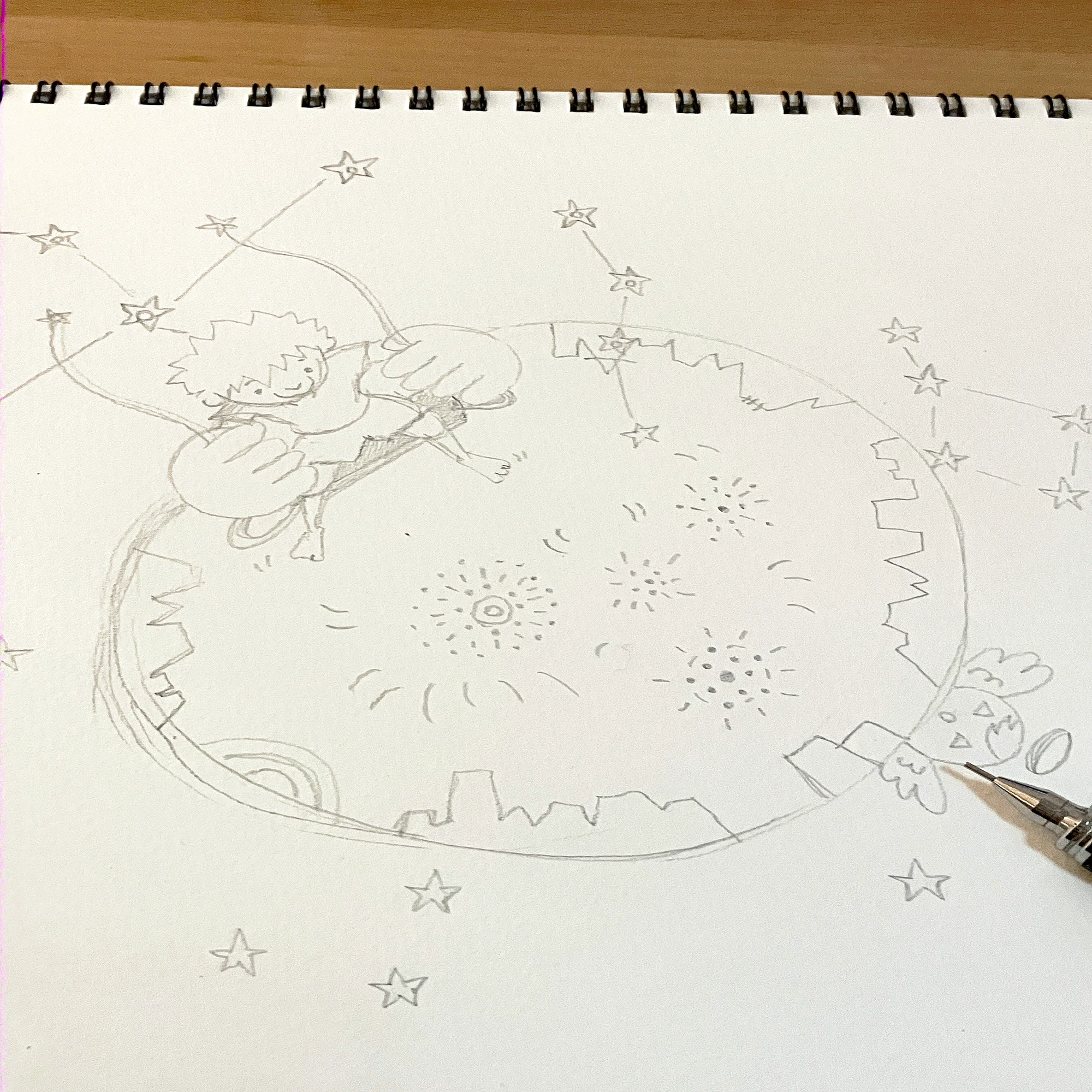 夏 の 星座 に ぶらさがっ て