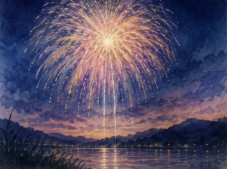 夜空に咲く花｜令花.