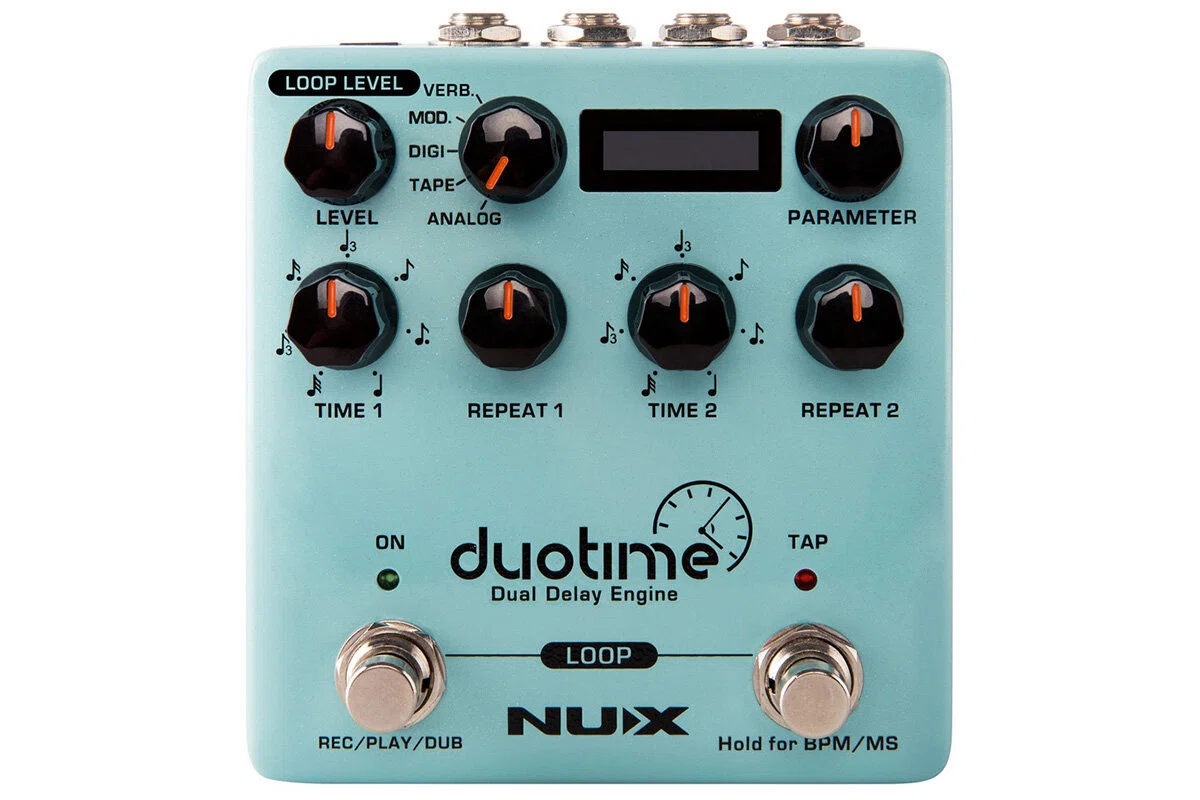 NUXによるデュアル・ディレイ・ペダル「Duotime」が台数限定特別価格