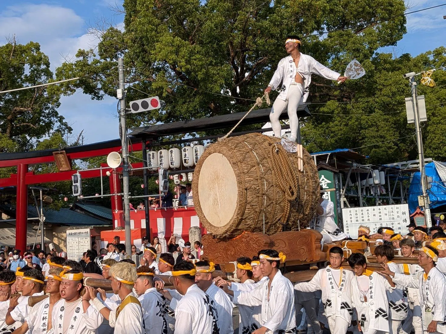 吹矢もいいけど、金岡町盆踊り大会 大太鼓11町パレード｜abeno-h