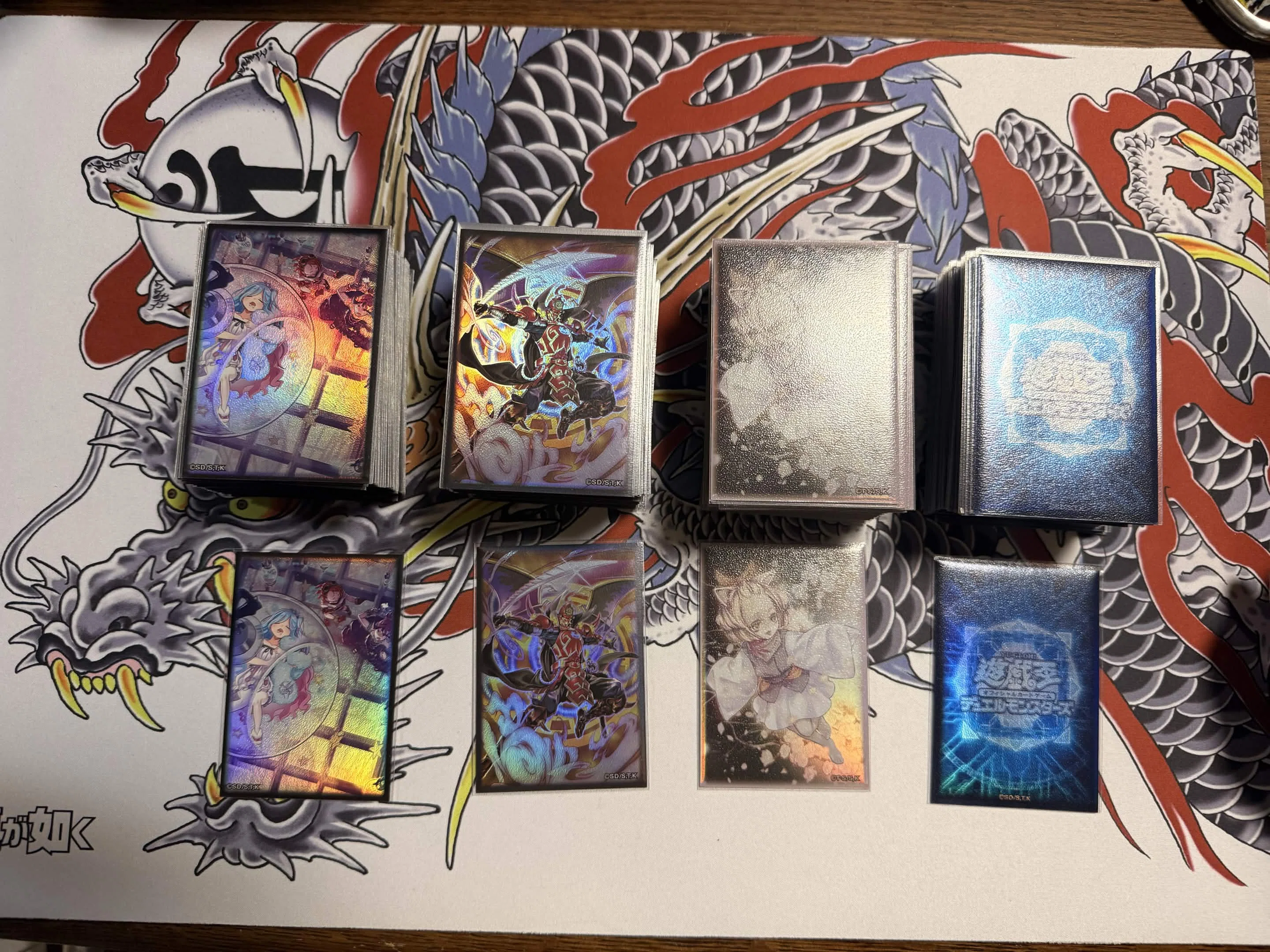 遊戯王公式スリーブに使用できるエンボスオーバースリーブ比較｜和柄。YP