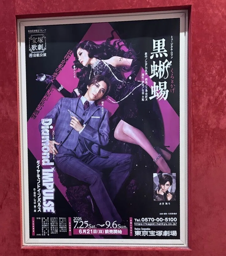 日記】初めて宝塚歌劇を観に行ったよ 黒蜥蜴/Diamond IMPULSE｜安食