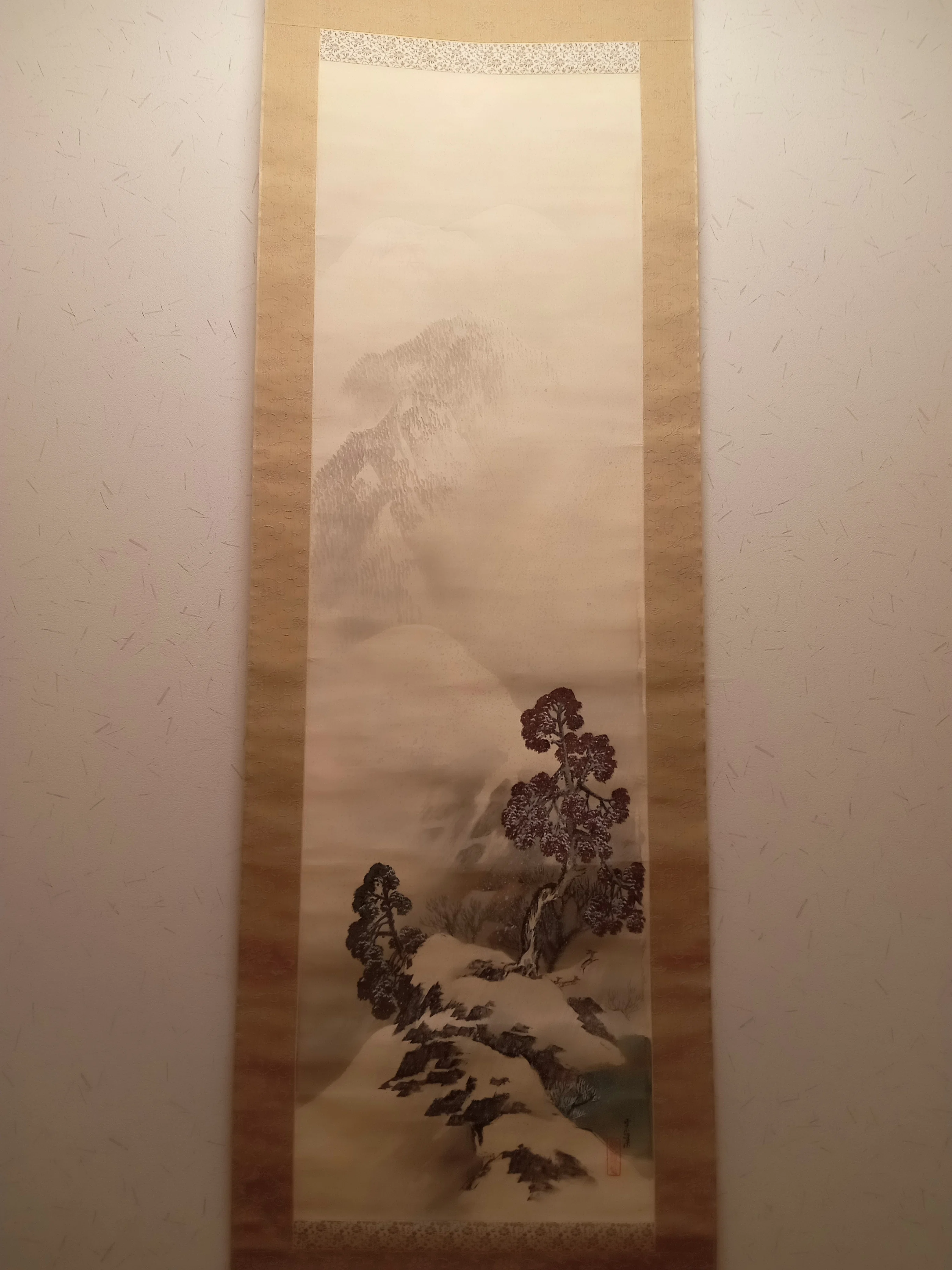 雪景山水図」 小松原翠渓｜せーびあん