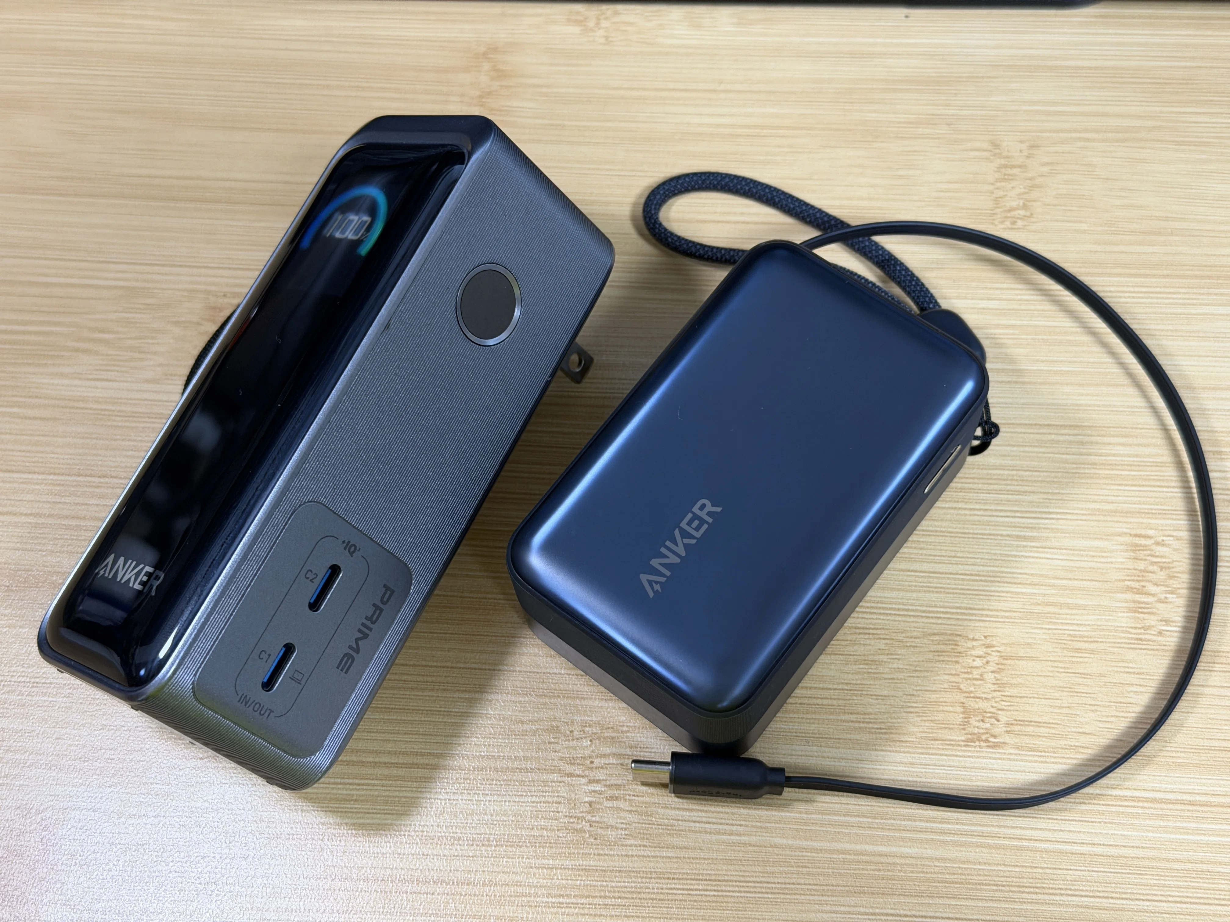 Anker Prime Power Bank 9600mAh 65WとNano Power Bank 10000mAh 45Wを