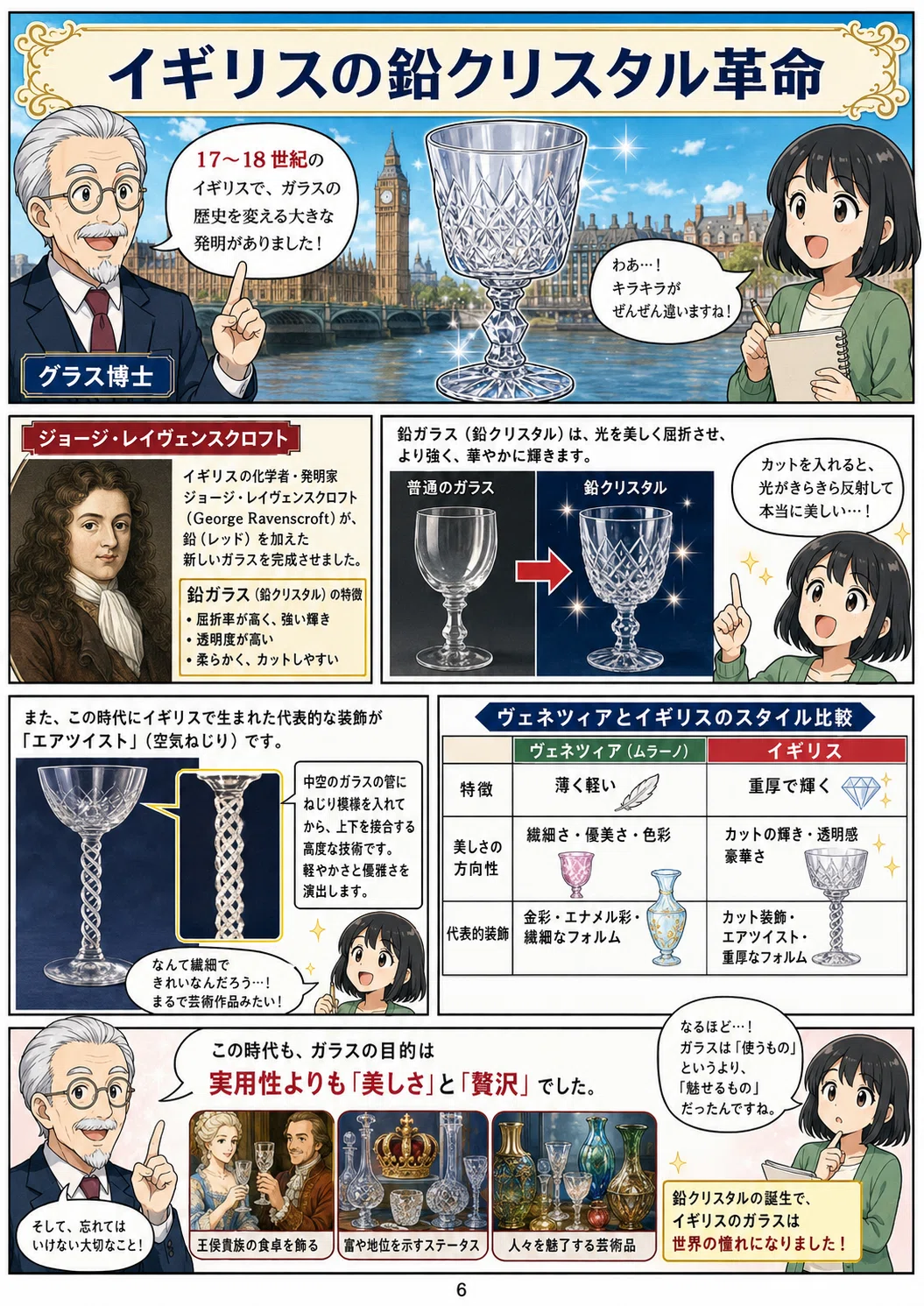 ワイングラスはいつ「今の形」になった？ 2500年の歴史を漫画でたどっ
