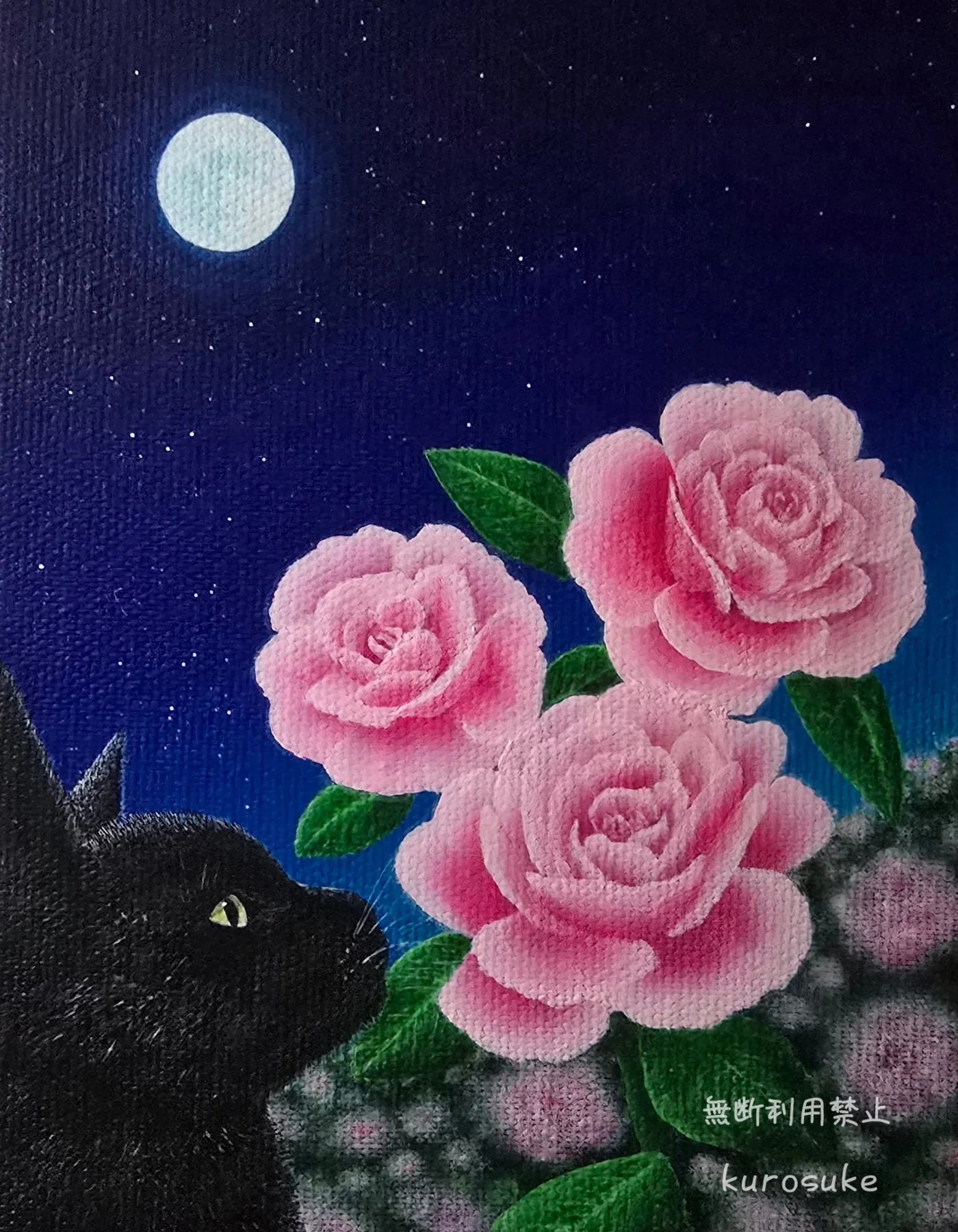 花＊はな展』作品紹介&続報｜絵描きのクロスケ