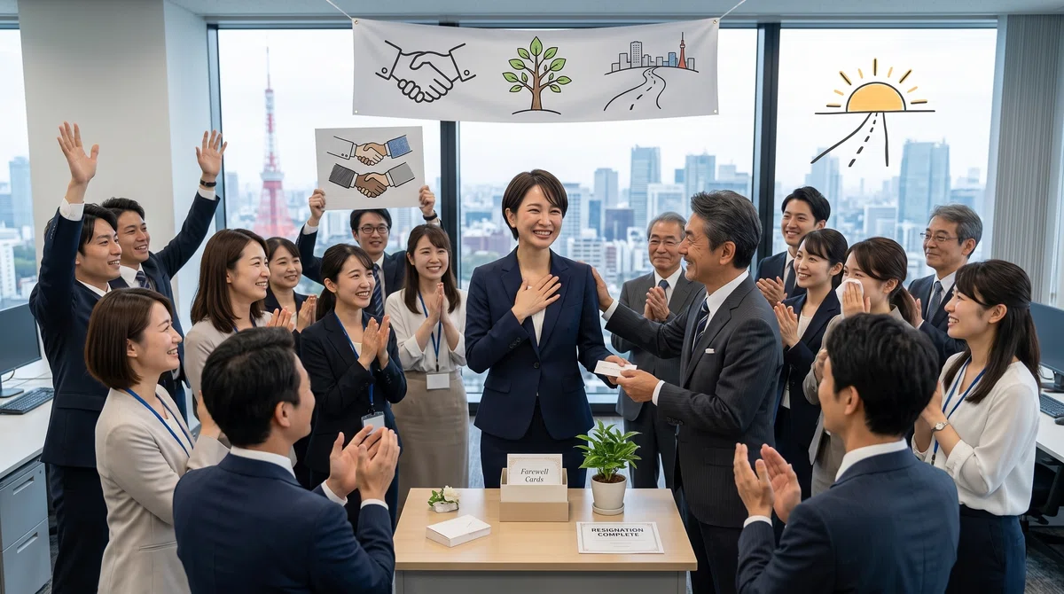 退職