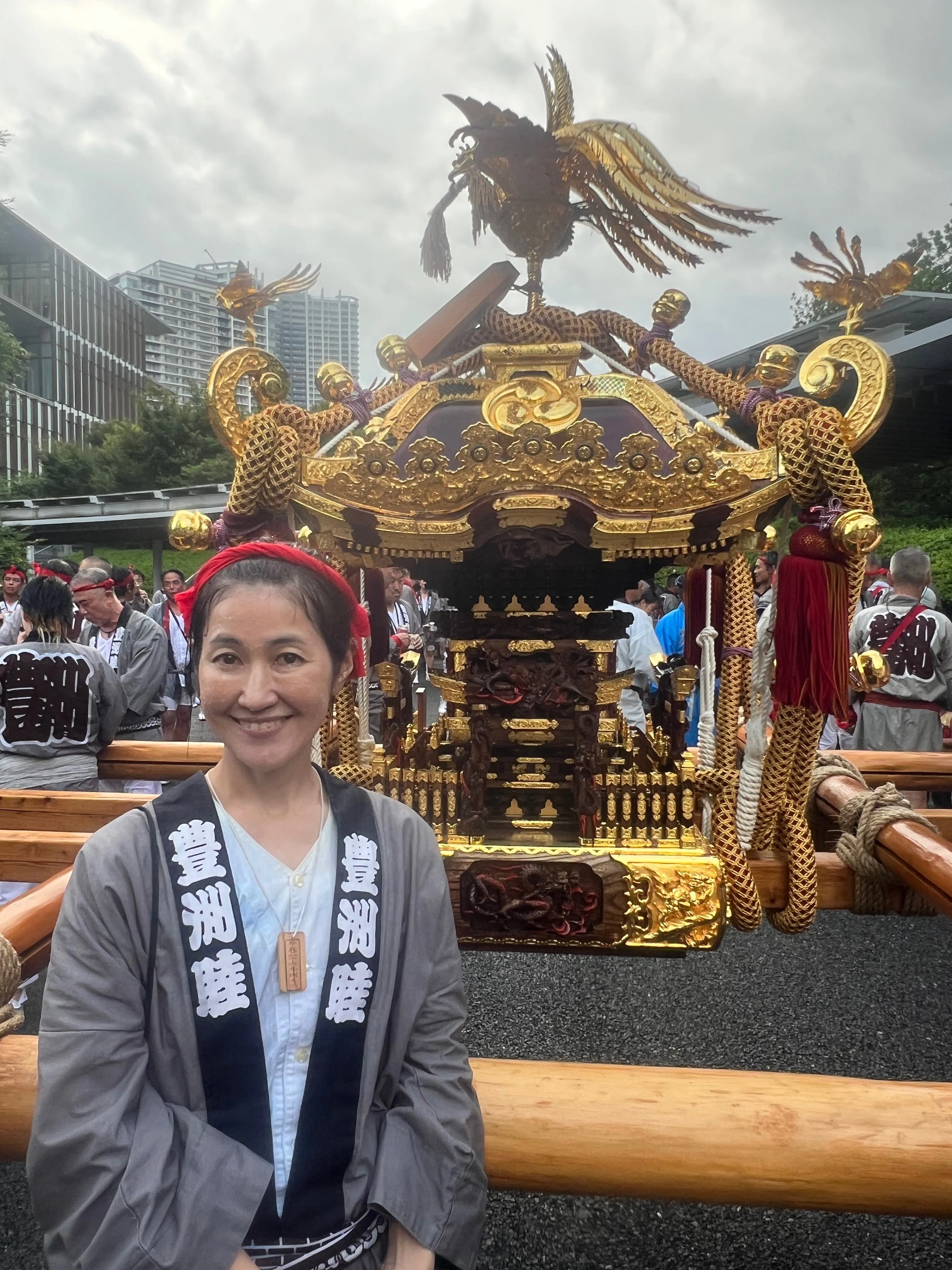 富岡八幡宮例大祭｜豊洲町内の子ども神輿・豊洲町内神輿｜鈴木あやこ