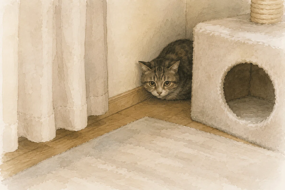 人慣れしていない猫