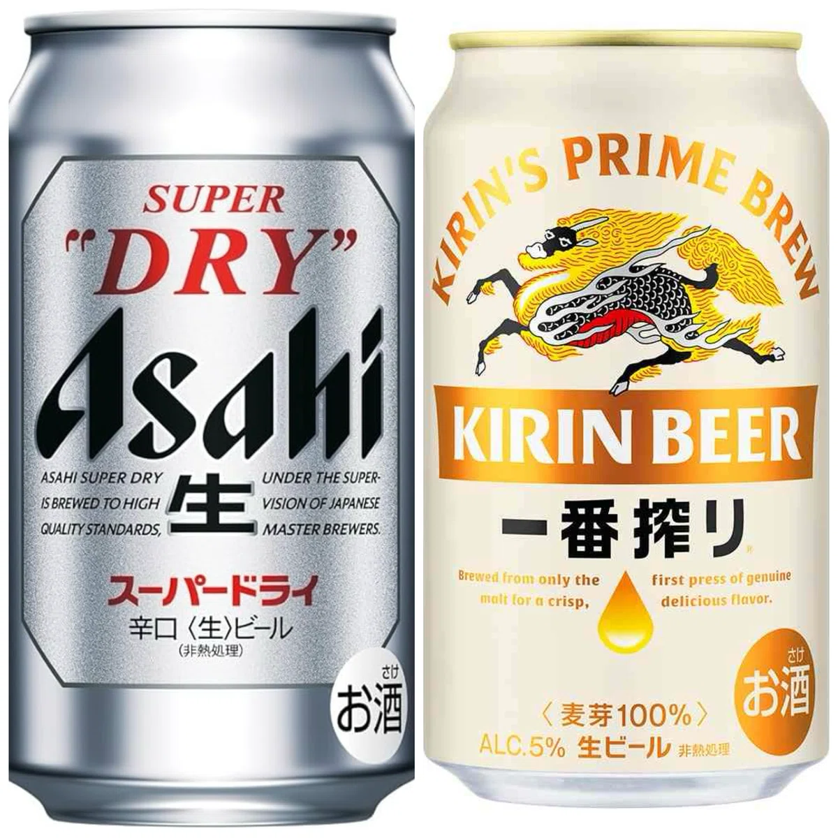 キリン一番搾り 30本まとめ売り（アサヒスーパードライ1本） 缶ビール論争】キレの「スーパードライ」か旨味の「一番搾り」か