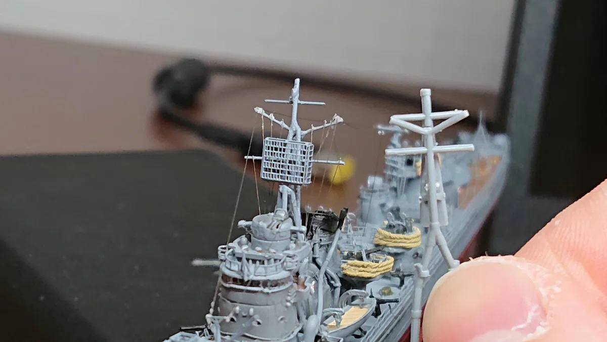 1/700駆逐艦 初月 レイテ沖海戦ジオラマ 傑作】1/700駆逐艦ジオラマを全力で作ってみた！｜やくしぃ模型