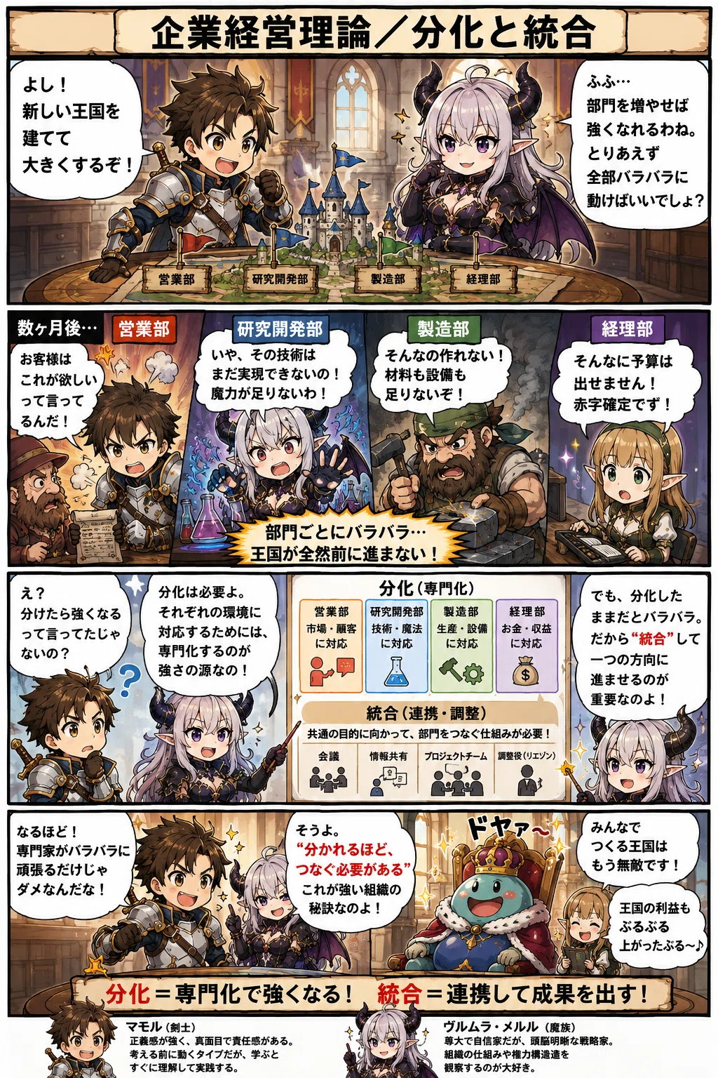 Corporate Management Theory / Differentiation and Integration｜しんさん
