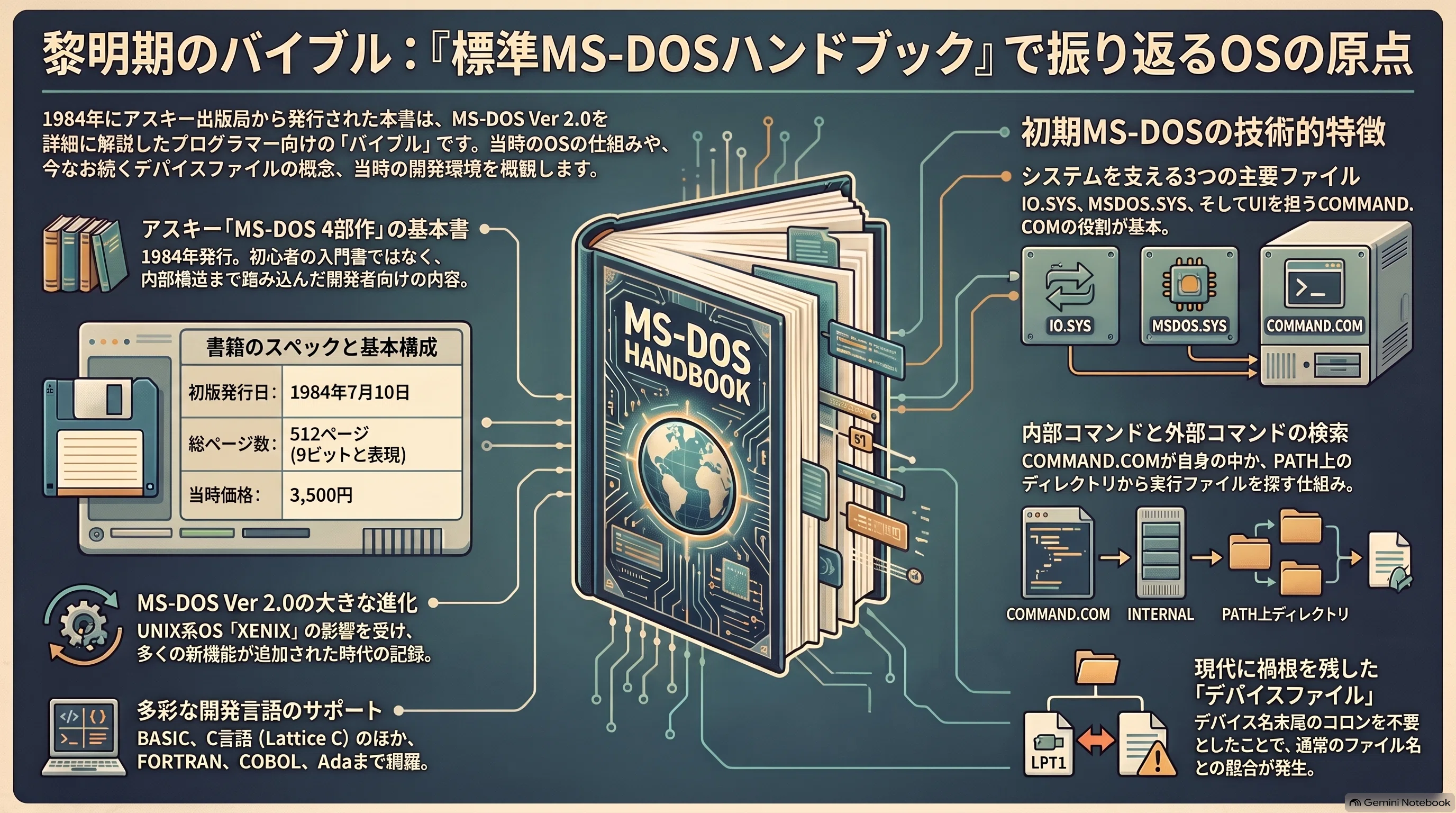 標準MS-DOSハンドブック - 最初の1冊だった｜kzn
