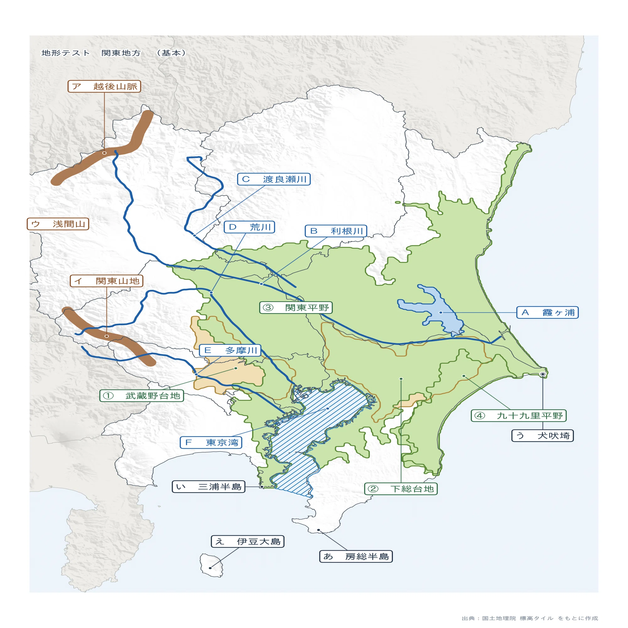関東 台地