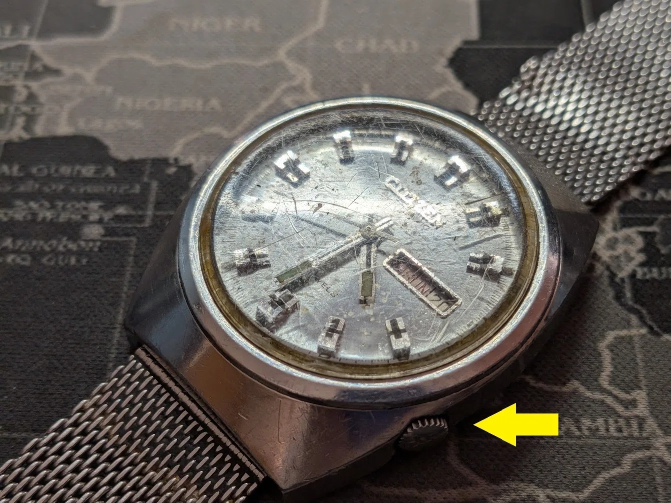 No.538 | Citizen | 4-650417 | 純正プラ風防→ガラス風防へ交換した